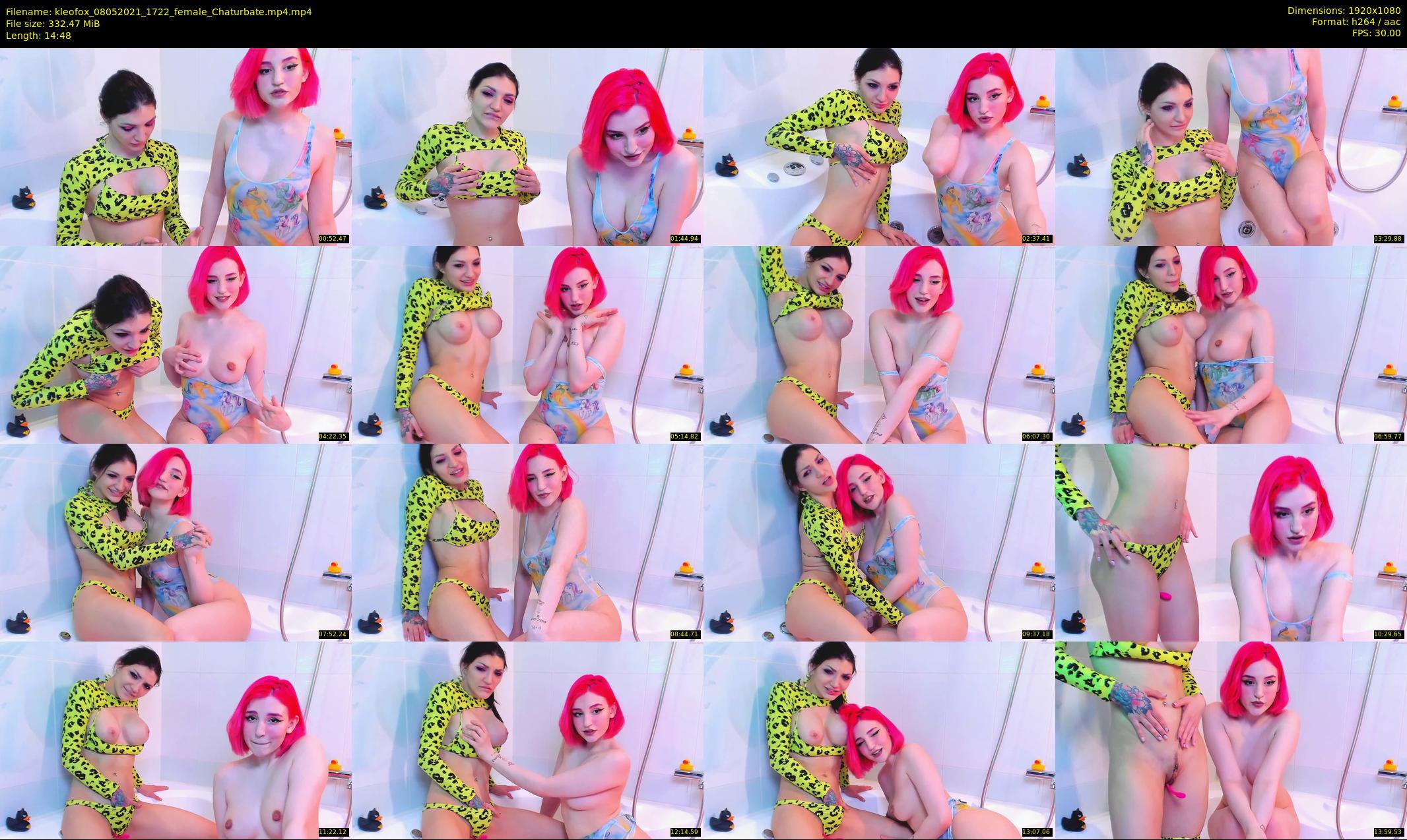 kleofox — 15 minute Chaturbate female cam show recording, 1080p, May 8, 2021