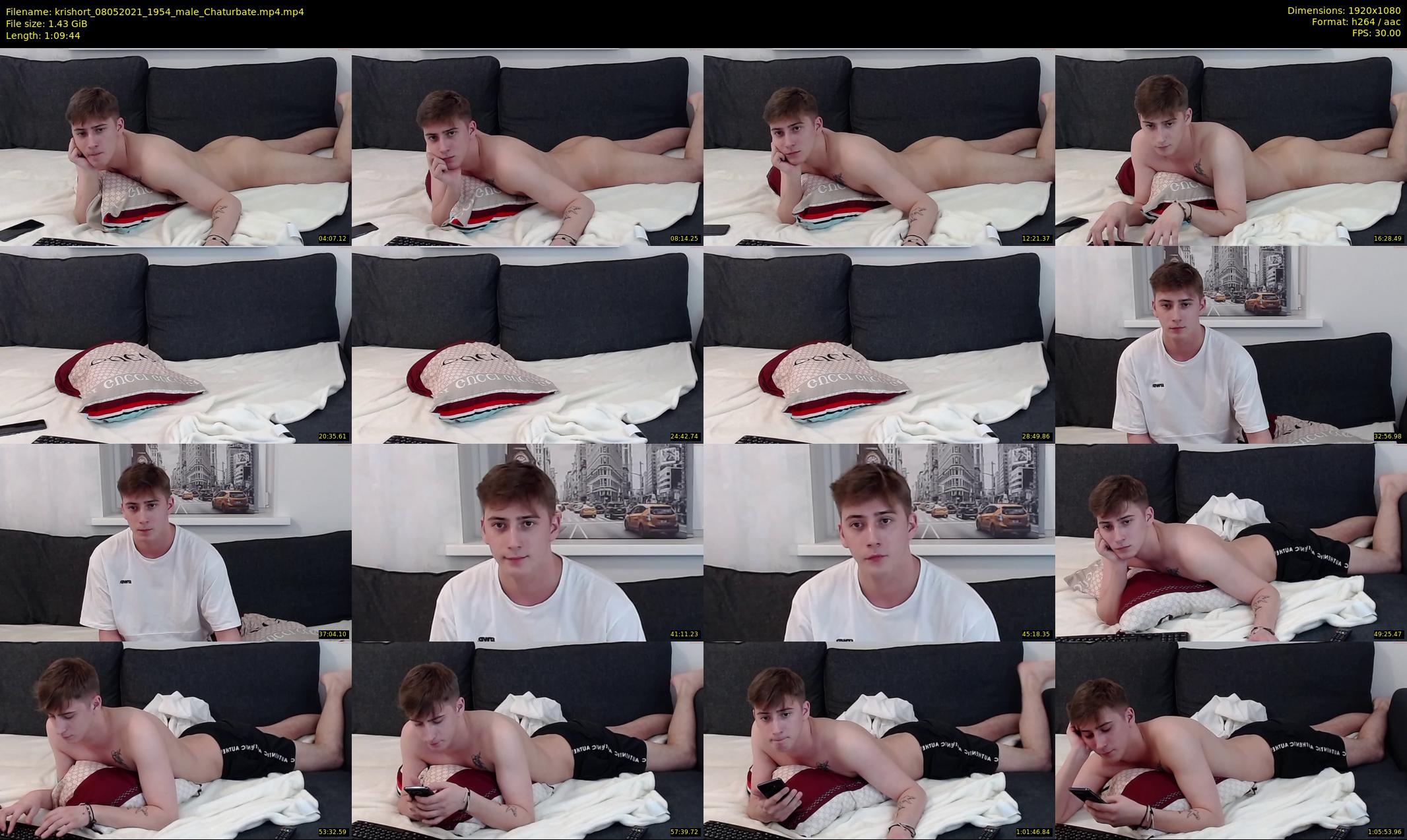 krishort — 70 minute Chaturbate male cam show recording, 1080p, May 8, 2021
