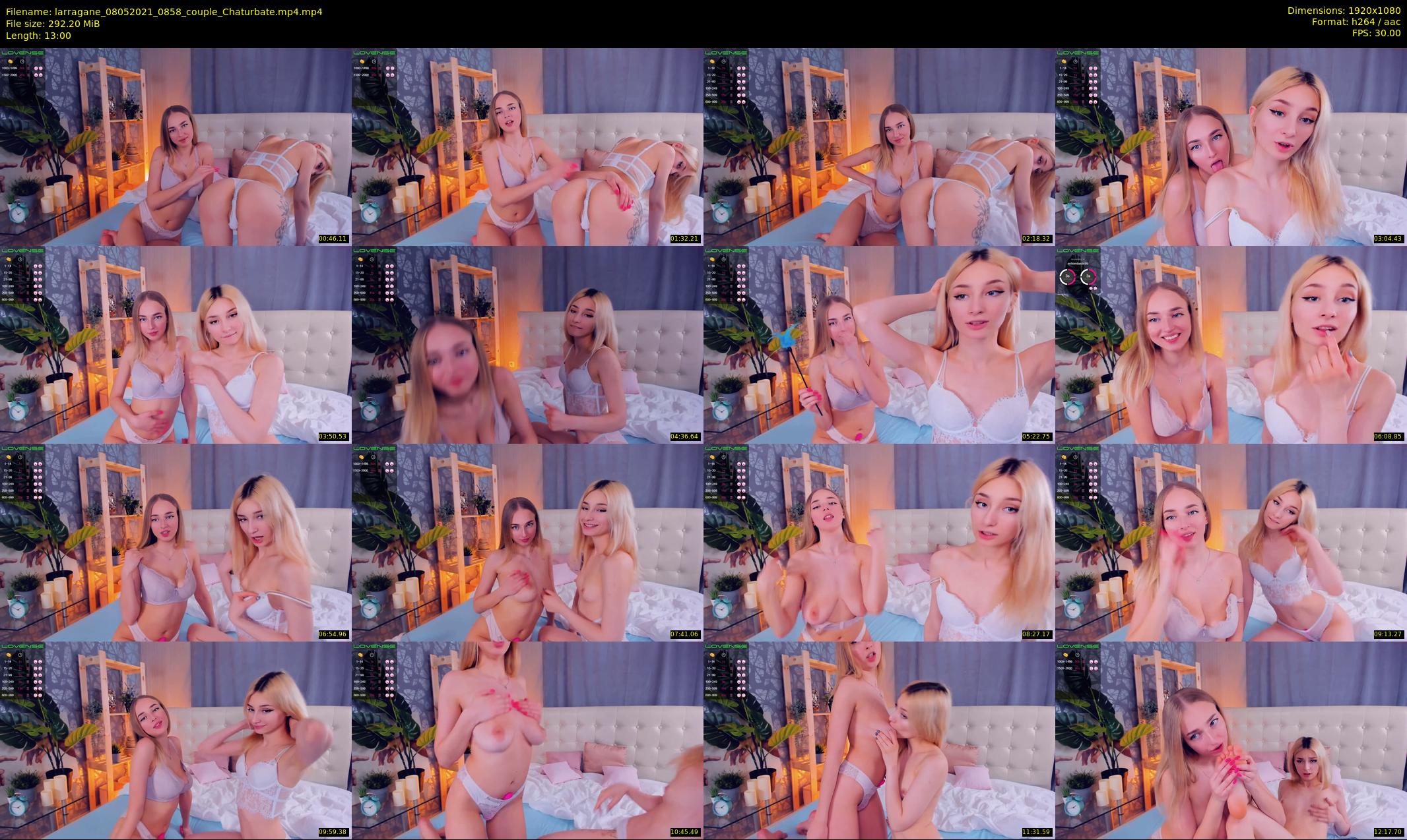 larragane — 13 minute Chaturbate couple cam show recording, 1080p, May 8, 2021