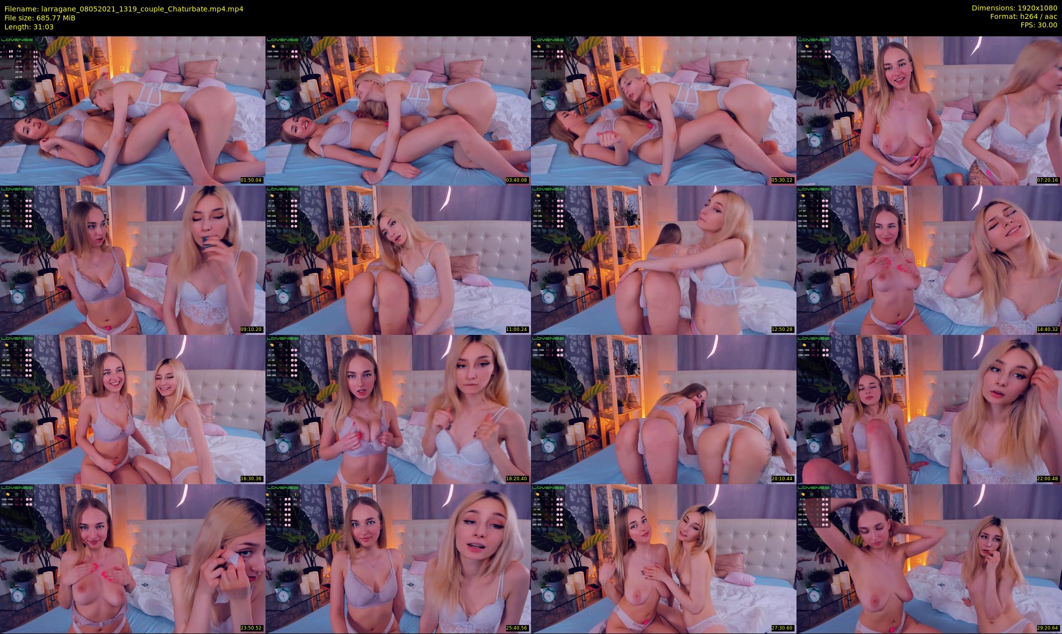 larragane — 32 minute Chaturbate couple cam show recording, 1080p, May 8, 2021