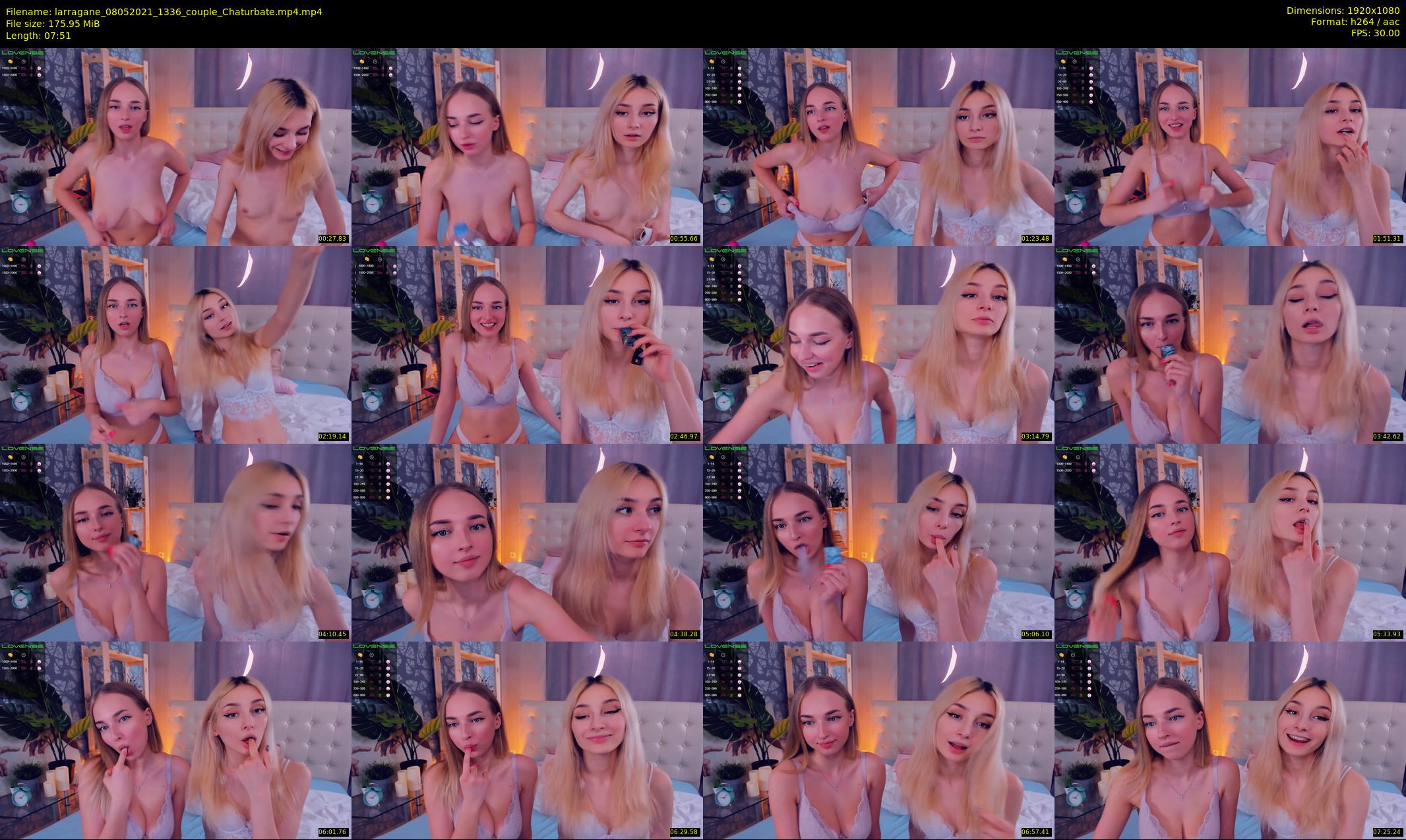larragane — 8 minute Chaturbate couple cam show recording, 1080p, May 8, 2021