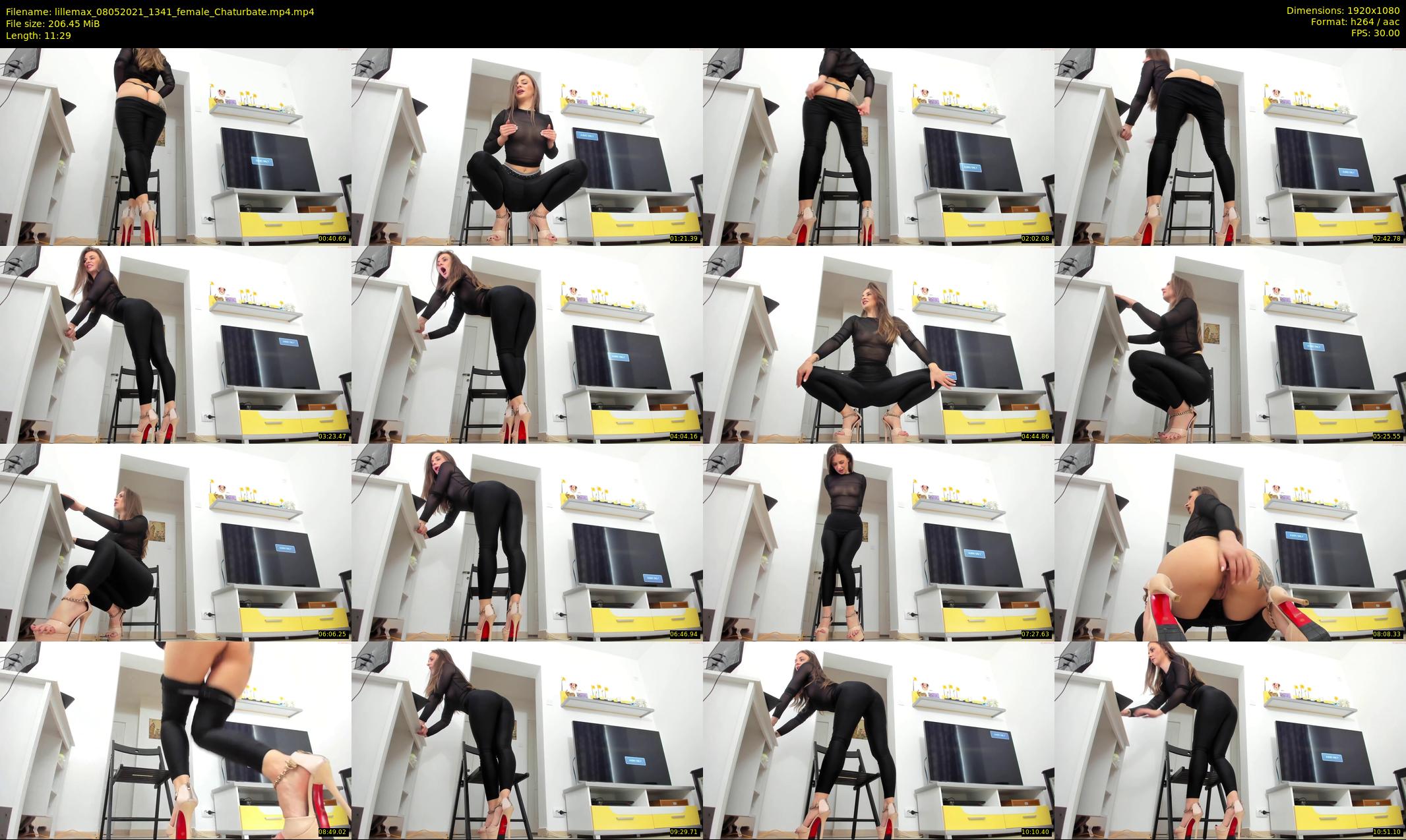 lillemax — 12 minute Chaturbate female cam show recording, 1080p, May 8, 2021