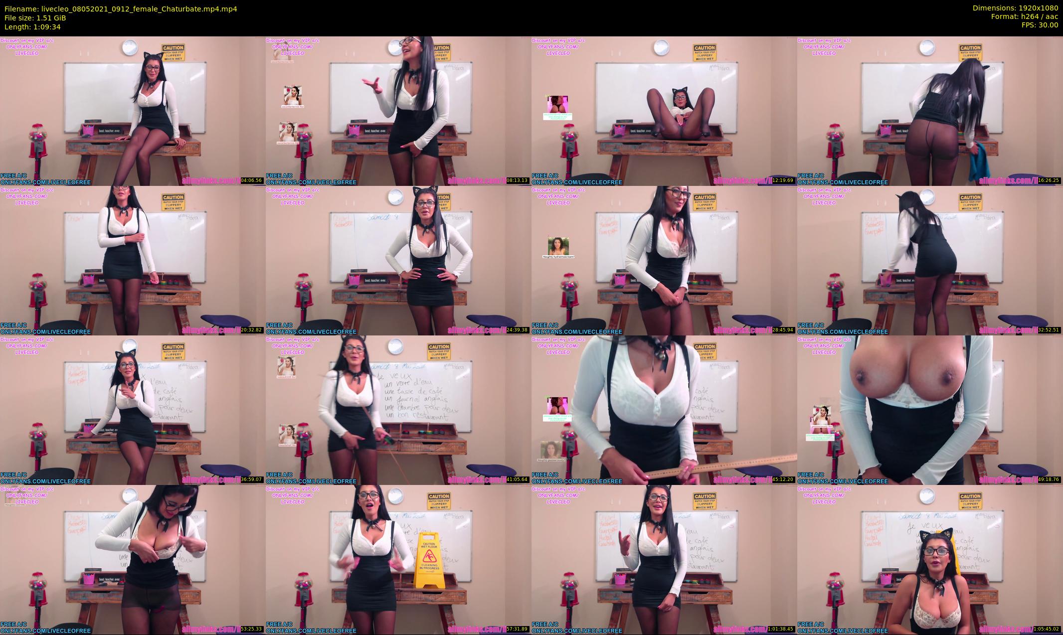 livecleo — 70 minute Chaturbate female cam show recording, 1080p, May 8, 2021