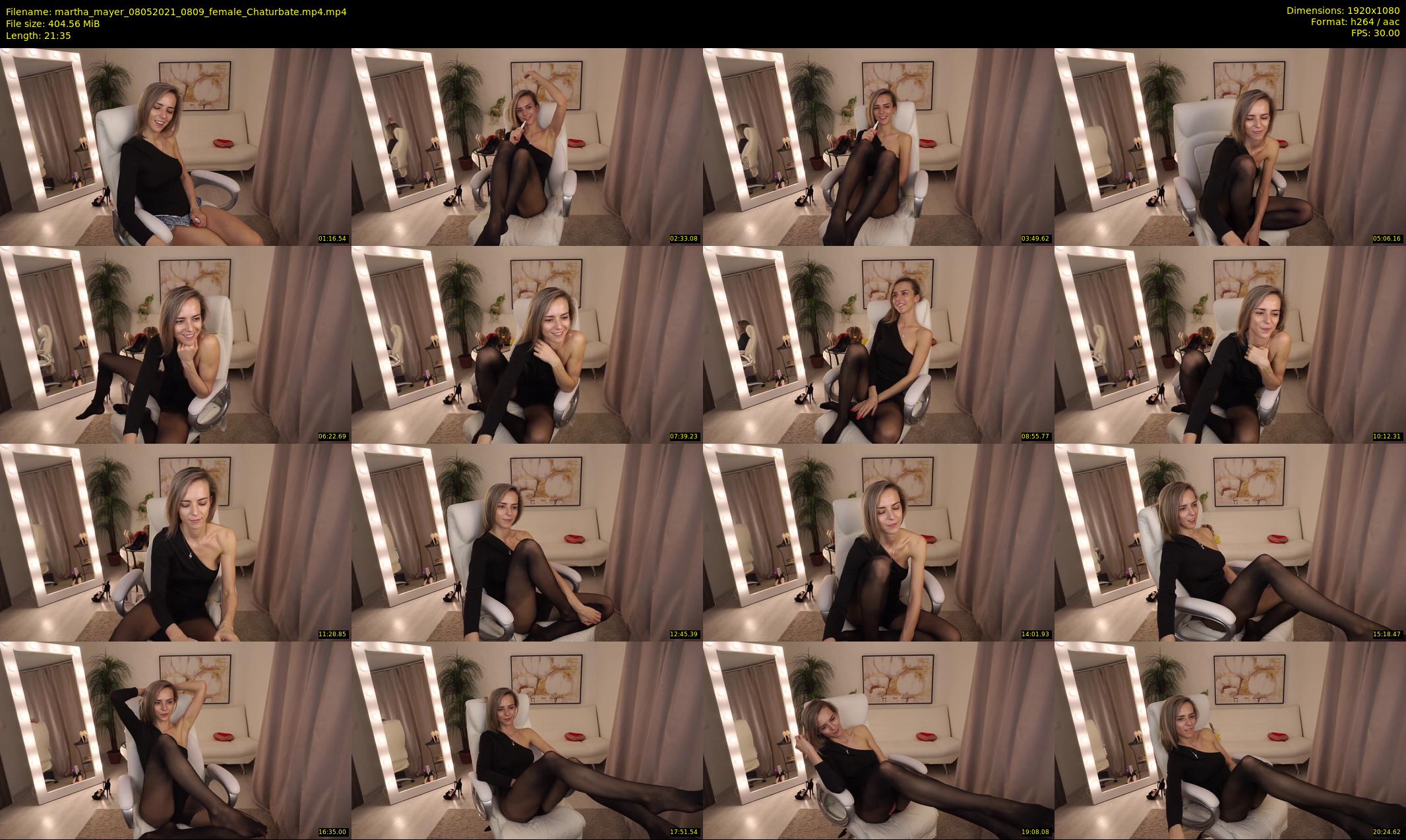 martha_mayer — 22 minute Chaturbate female cam show recording, 1080p, May 8, 2021