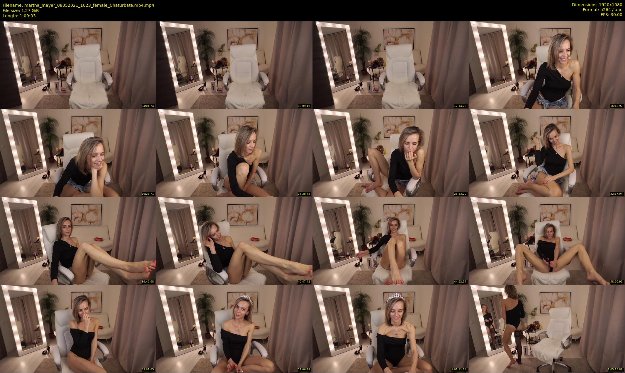 martha_mayer — 70 minute Chaturbate female cam show recording, 1080p, May 8, 2021