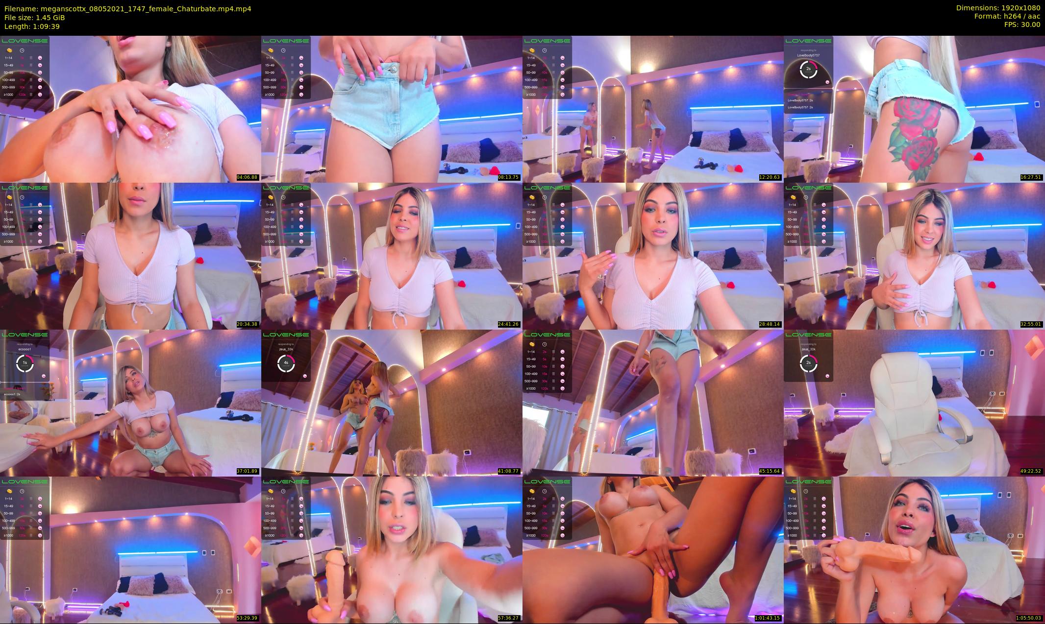 meganscottx — 70 minute Chaturbate female cam show recording, 1080p, May 8, 2021