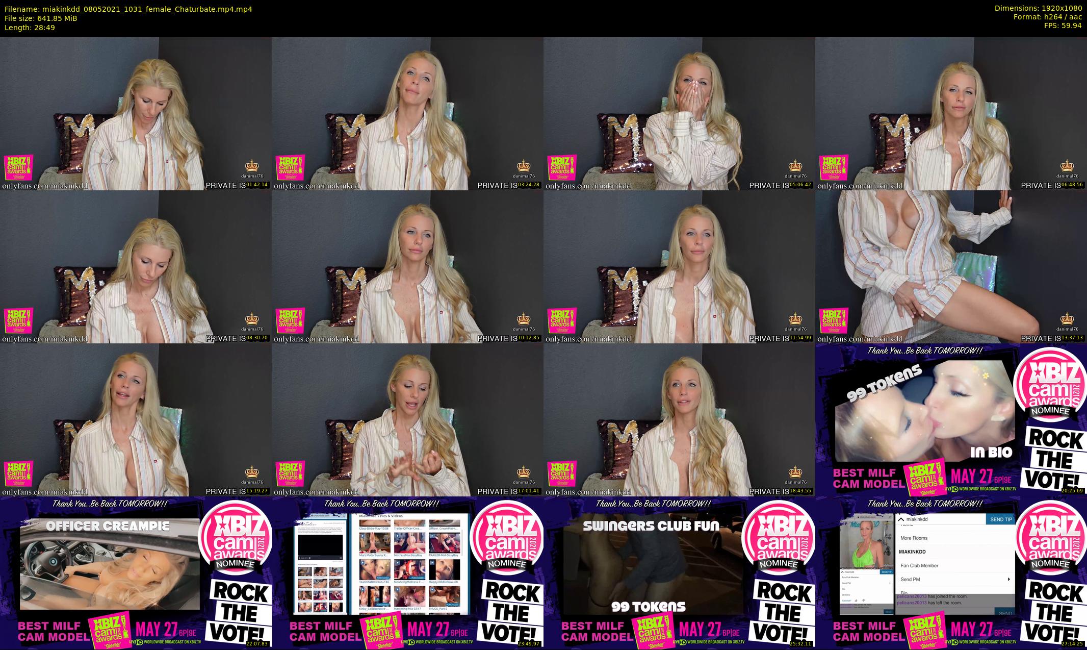 miakinkdd — 29 minute Chaturbate female cam show recording, 1080p, May 8, 2021