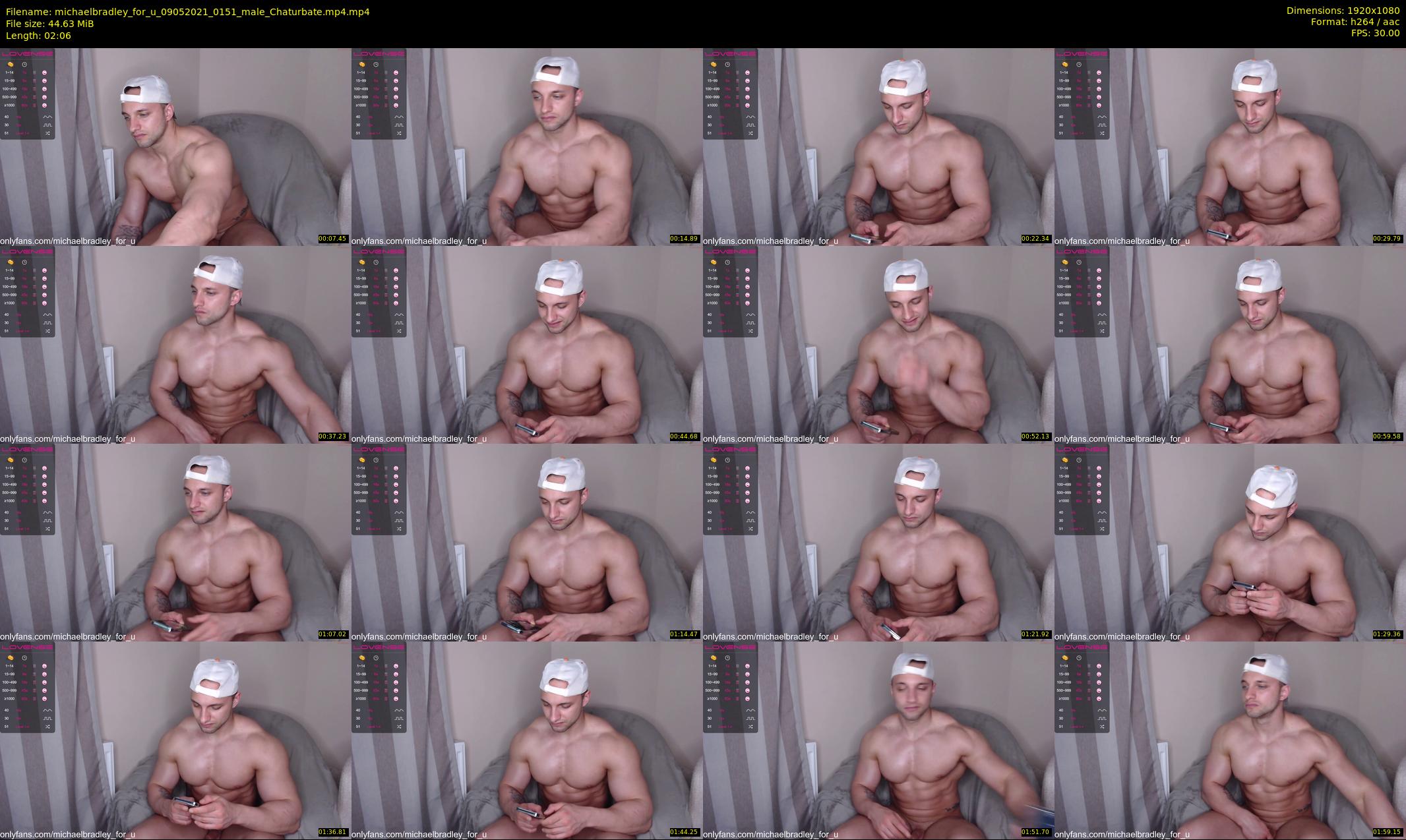 michaelbradley_for_u — 3 minute Chaturbate male cam show recording, 1080p, May 9, 2021