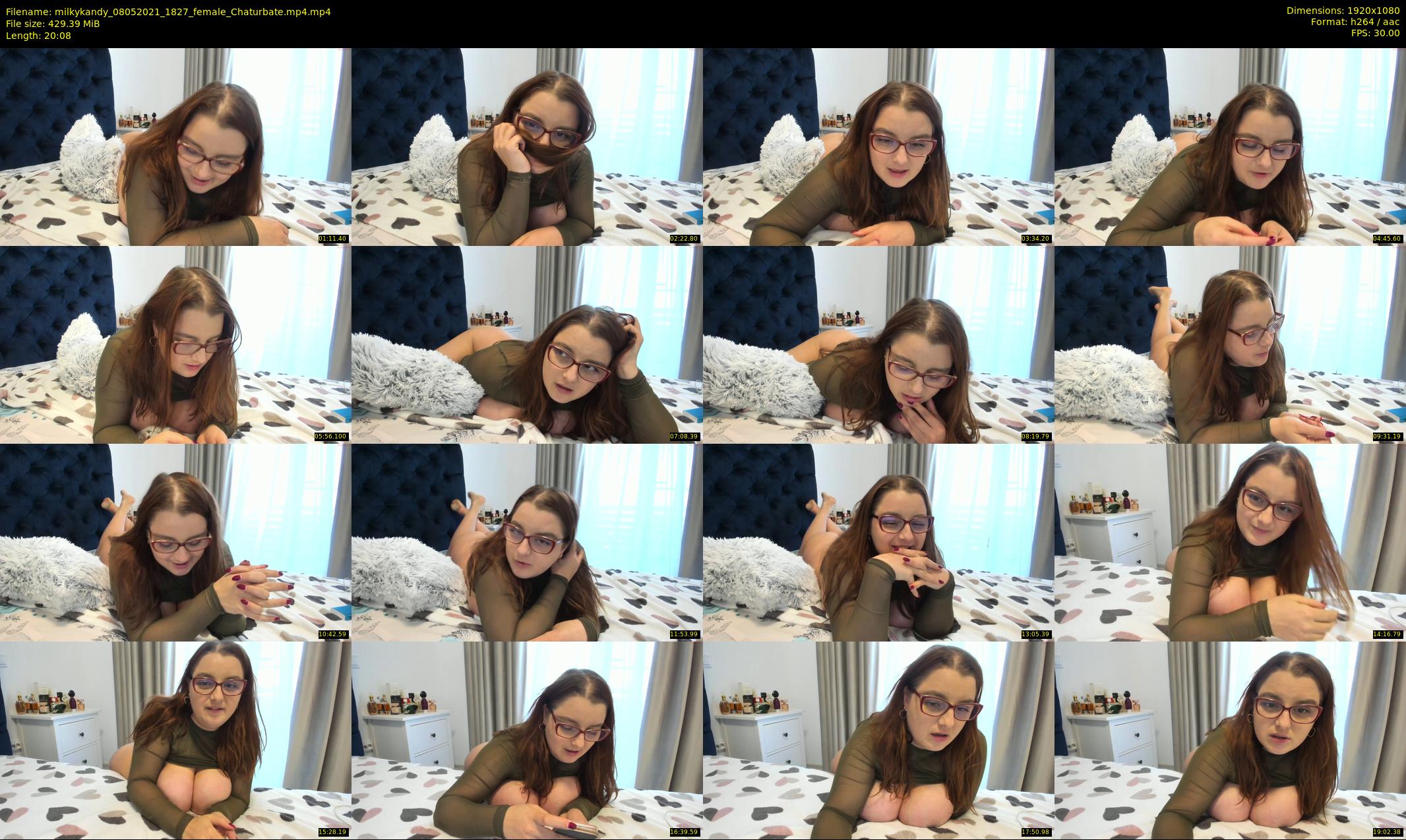 milkykandy — 21 minute Chaturbate female cam show recording, 1080p, May 8, 2021