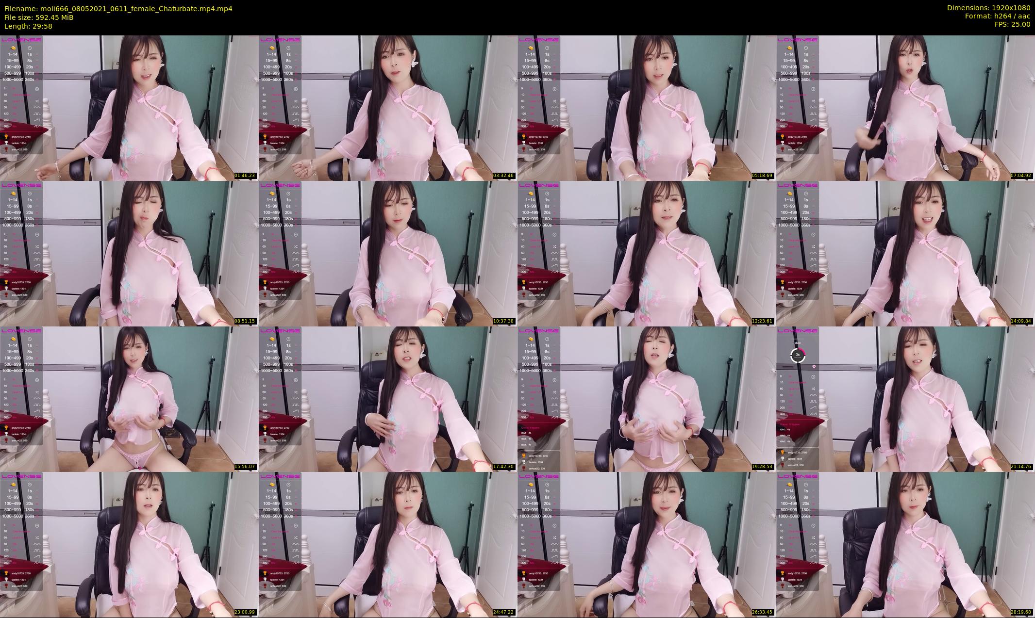 moli666 — 30 minute Chaturbate female cam show recording, 1080p, May 8, 2021