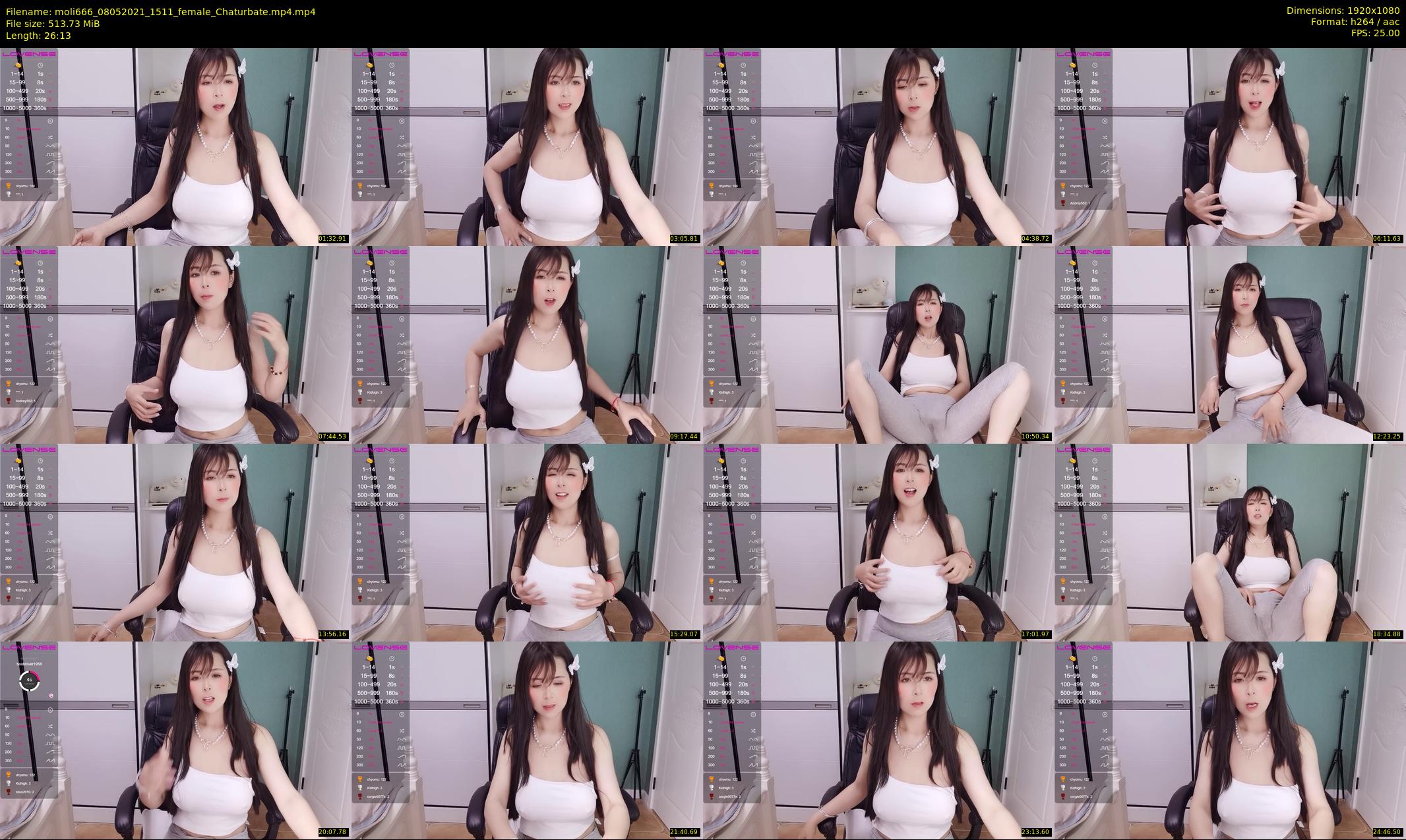 moli666 — 27 minute Chaturbate female cam show recording, 1080p, May 8, 2021