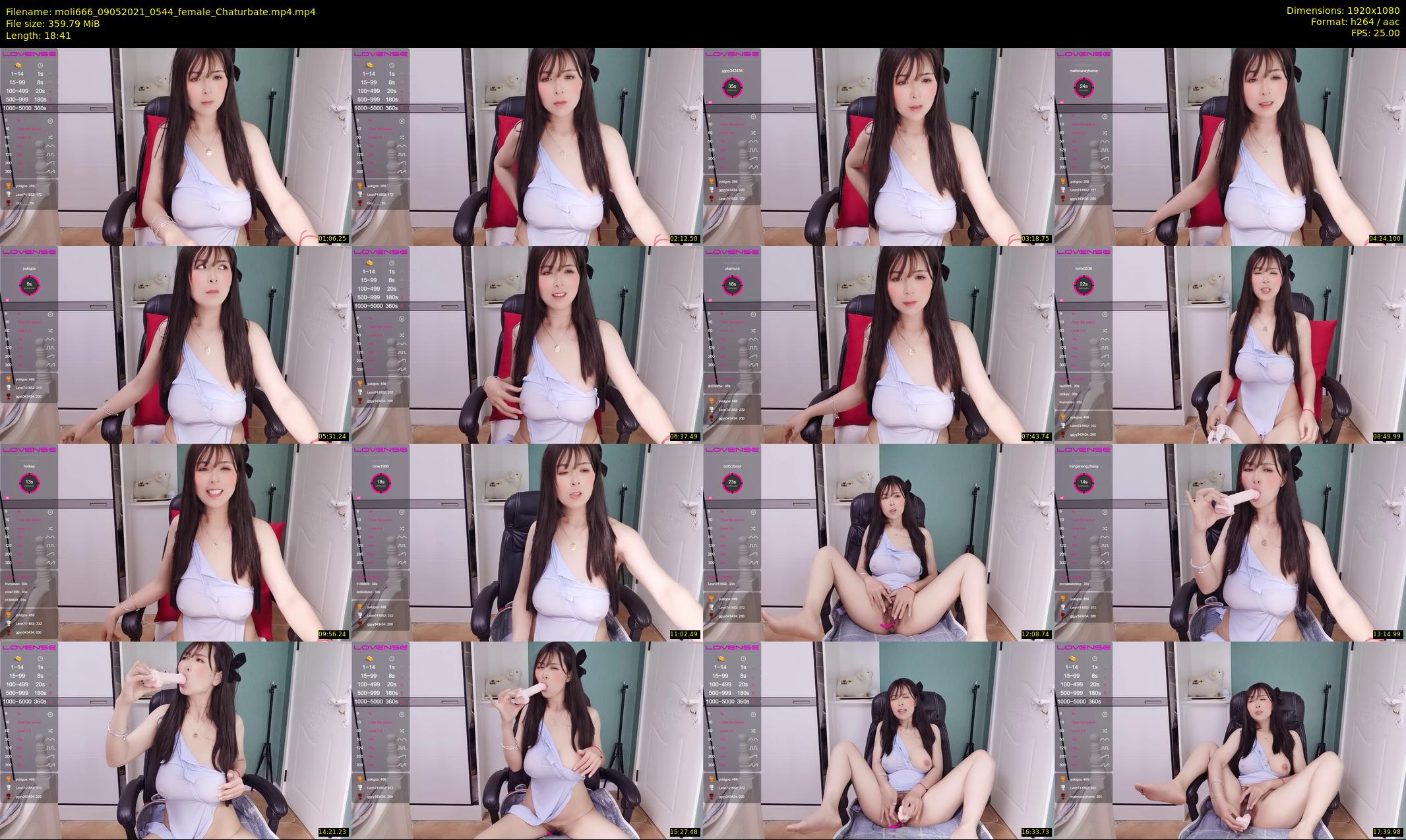 moli666 — 19 minute Chaturbate female cam show recording, 1080p, May 9, 2021
