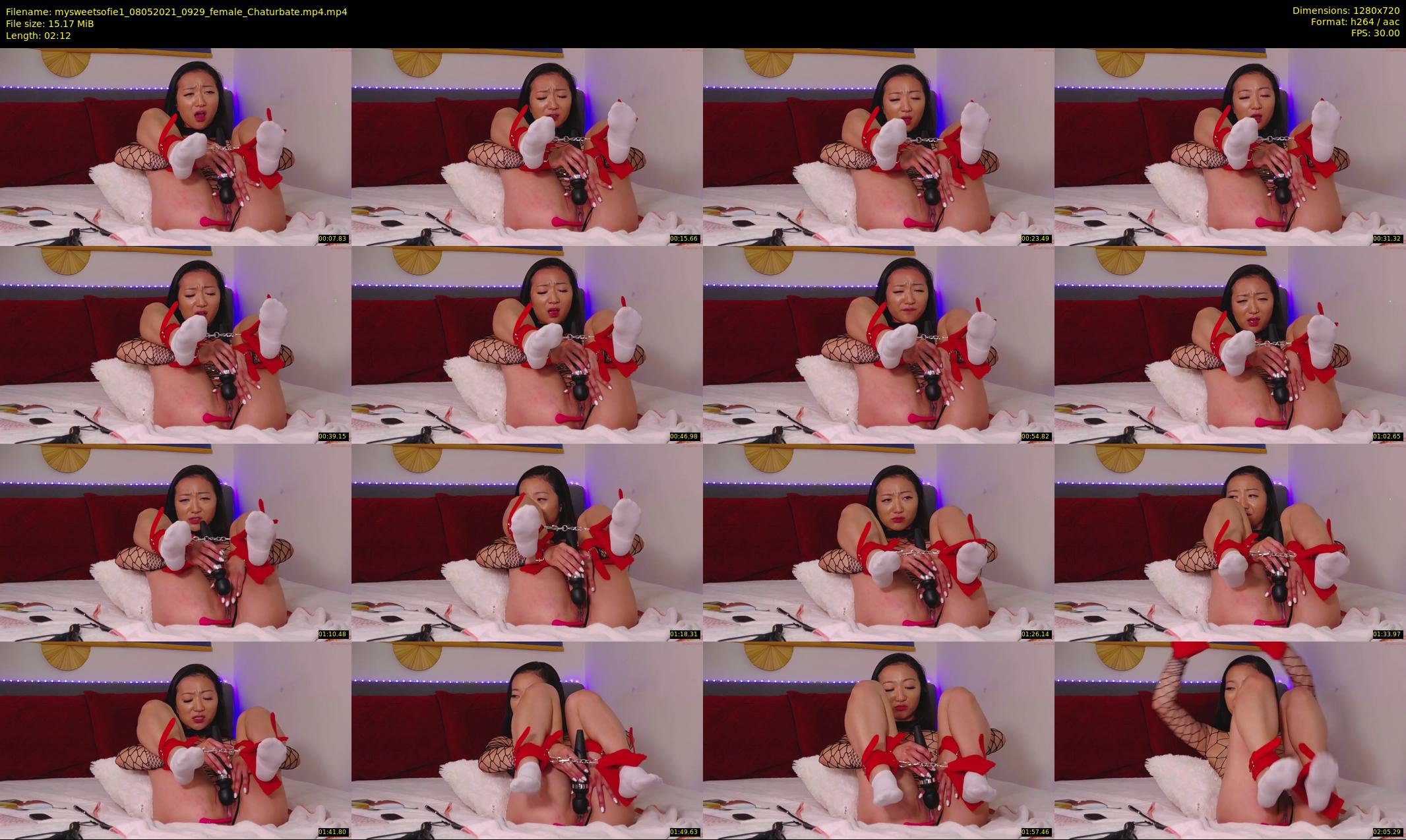 mysweetsofie1 — 3 minute Chaturbate female cam show recording, 720p, May 8, 2021