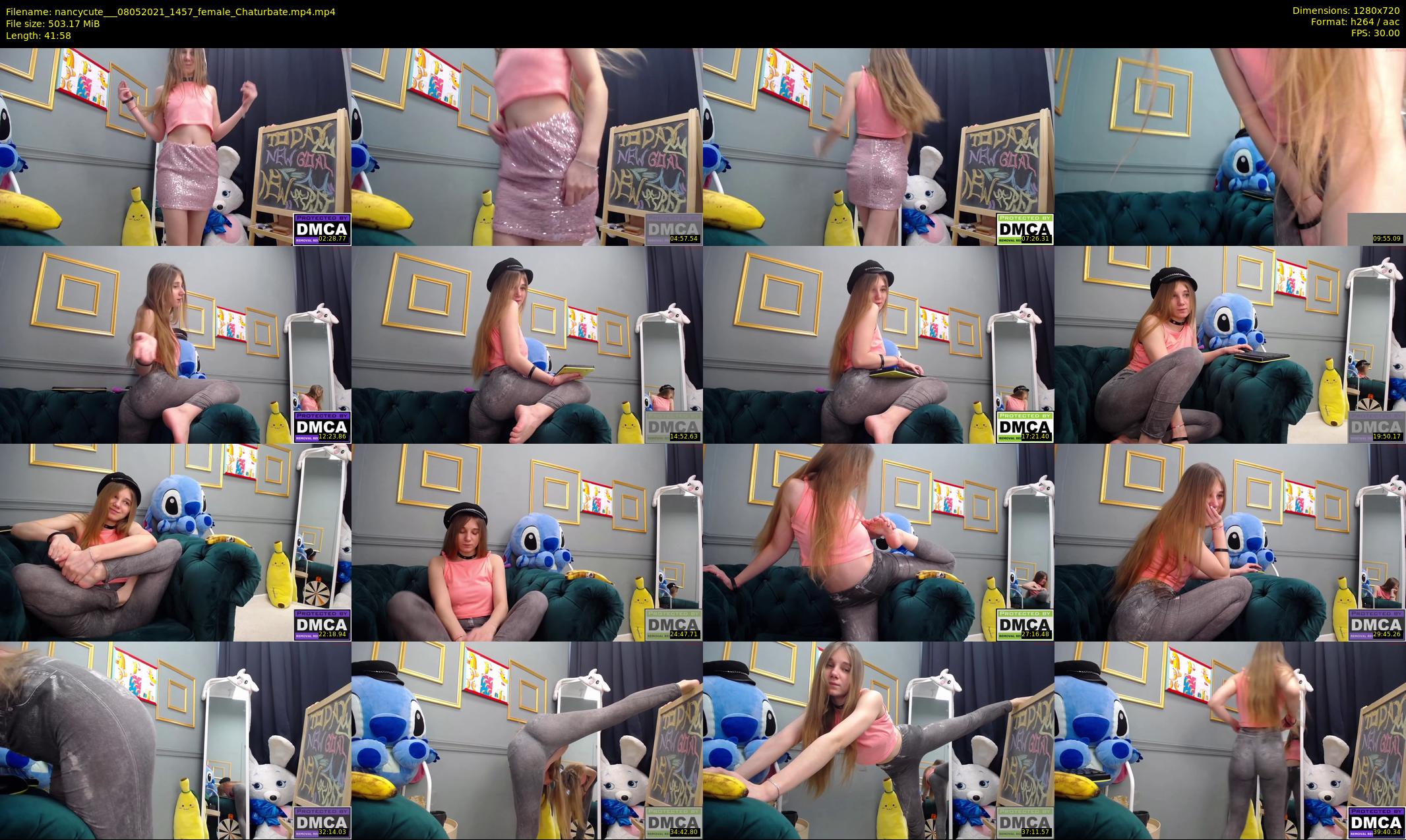 nancycute__ — 42 minute Chaturbate female cam show recording, 720p, May 8, 2021