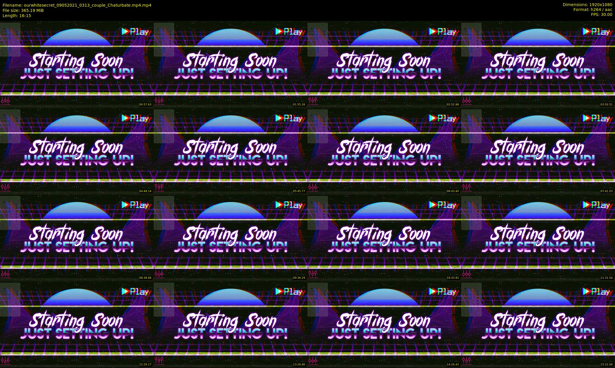 ourwhitesecret — 17 minute Chaturbate couple cam show recording, 1080p, May 9, 2021