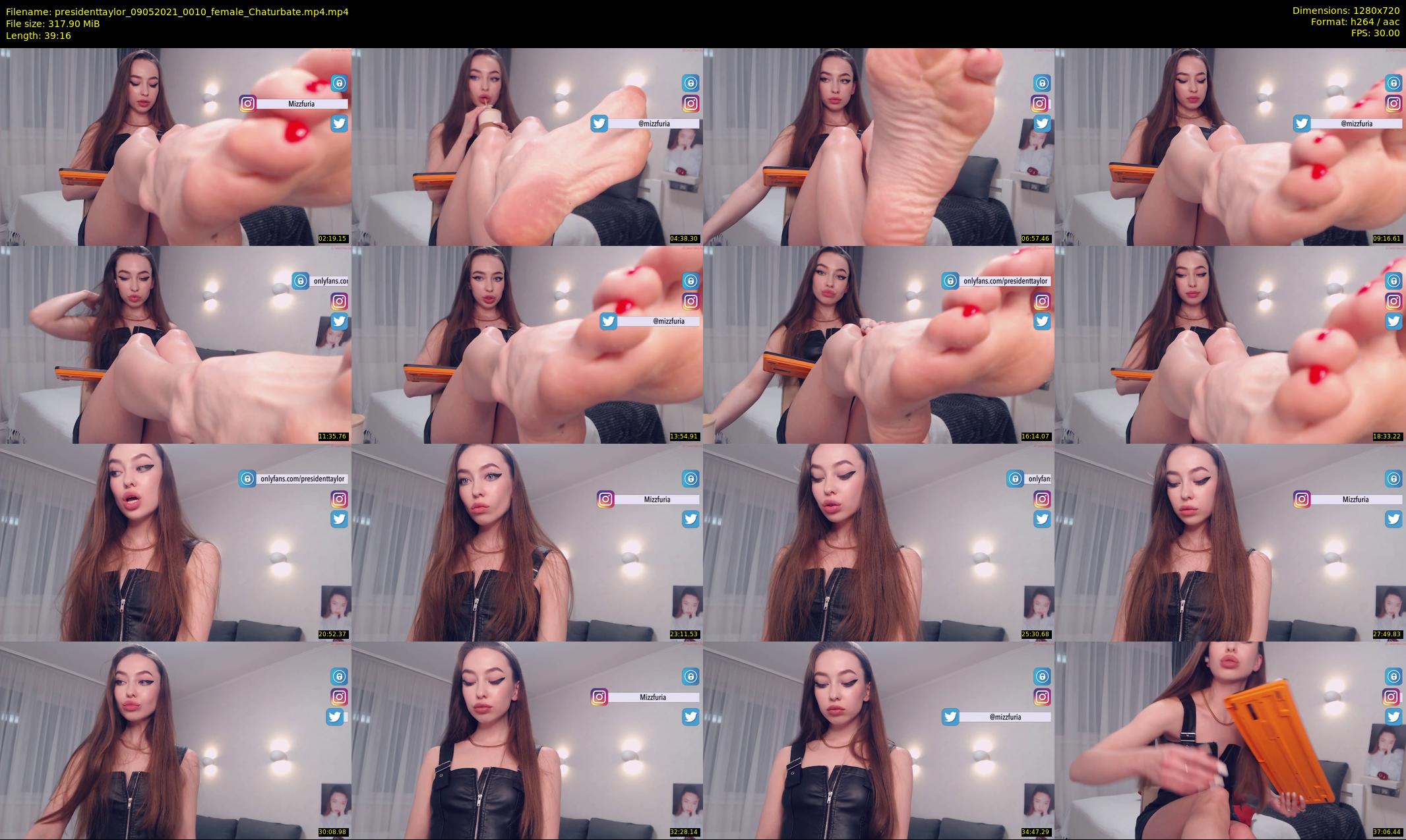 presidenttaylor — 40 minute Chaturbate female cam show recording, 720p, May 9, 2021