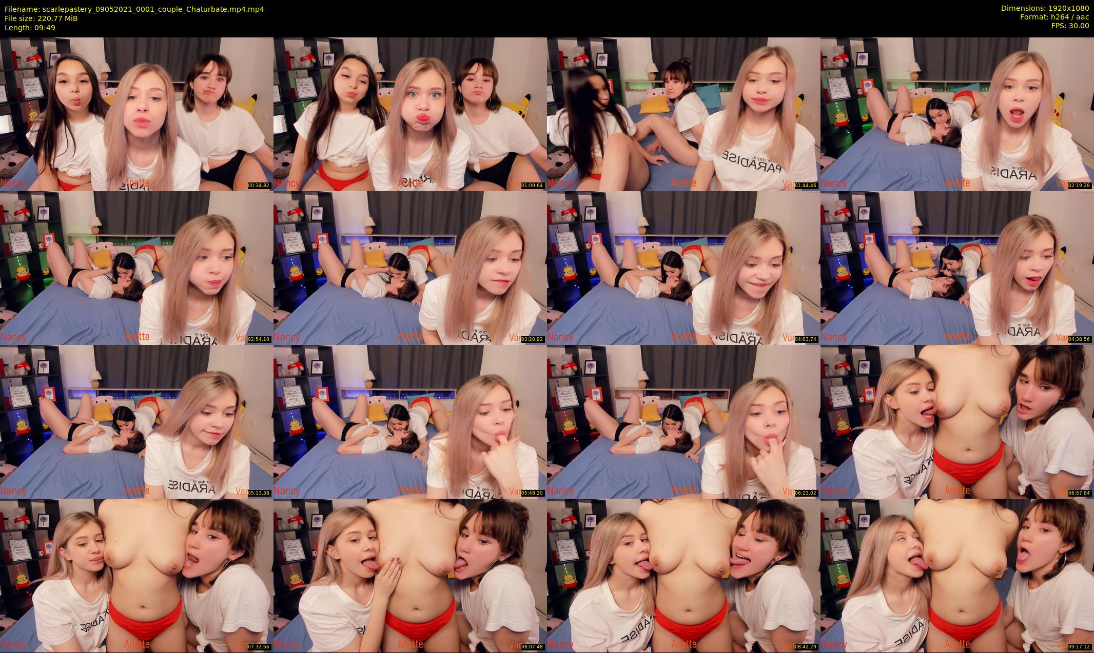 scarlepastery — 10 minute Chaturbate couple cam show recording, 1080p, May 9, 2021