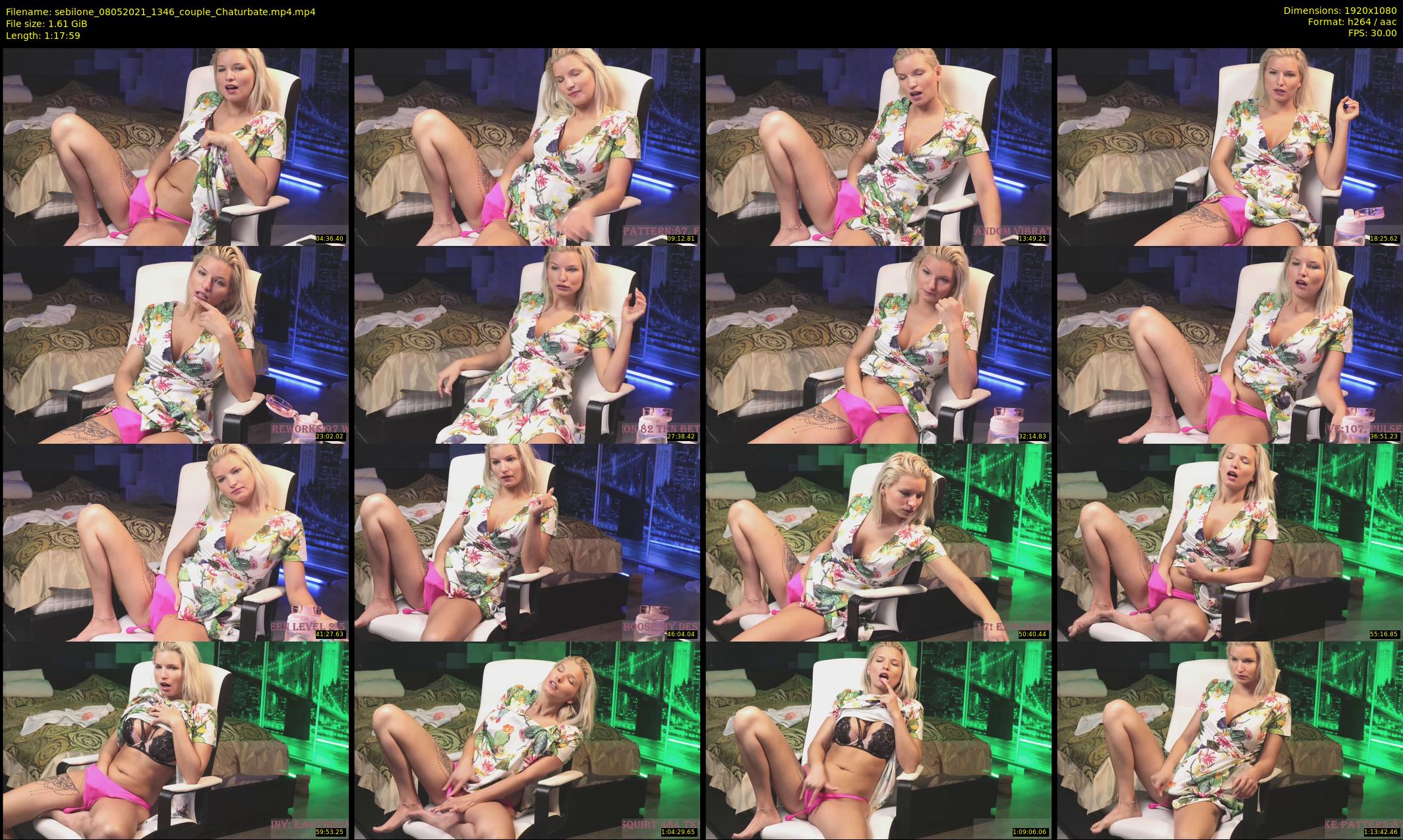 sebilone — 78 minute Chaturbate couple cam show recording, 1080p, May 8, 2021