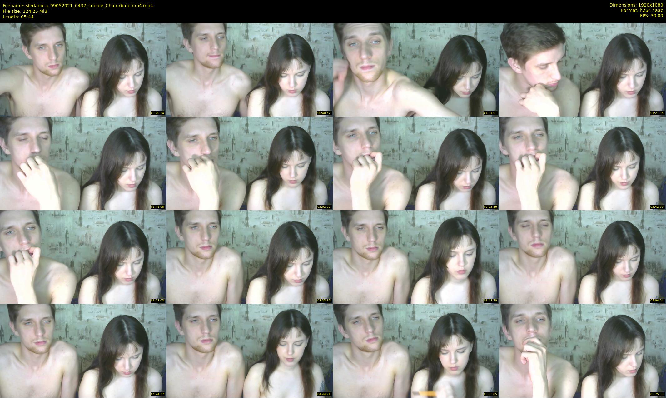 sledadora — 6 minute Chaturbate couple cam show recording, 1080p, May 9, 2021