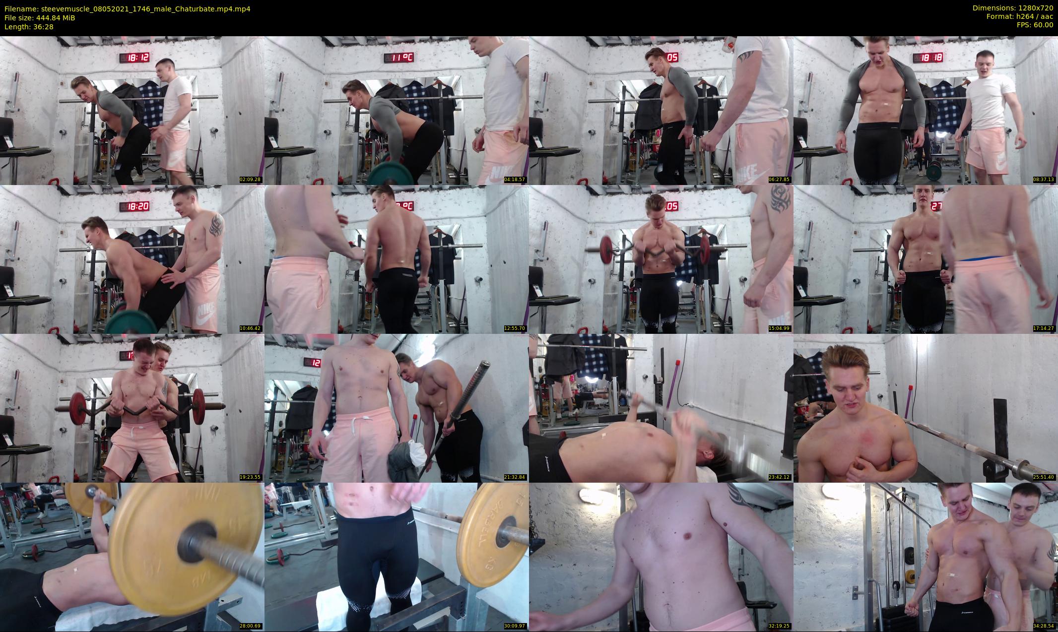 steevemuscle — 37 minute Chaturbate male cam show recording, 720p, May 8, 2021