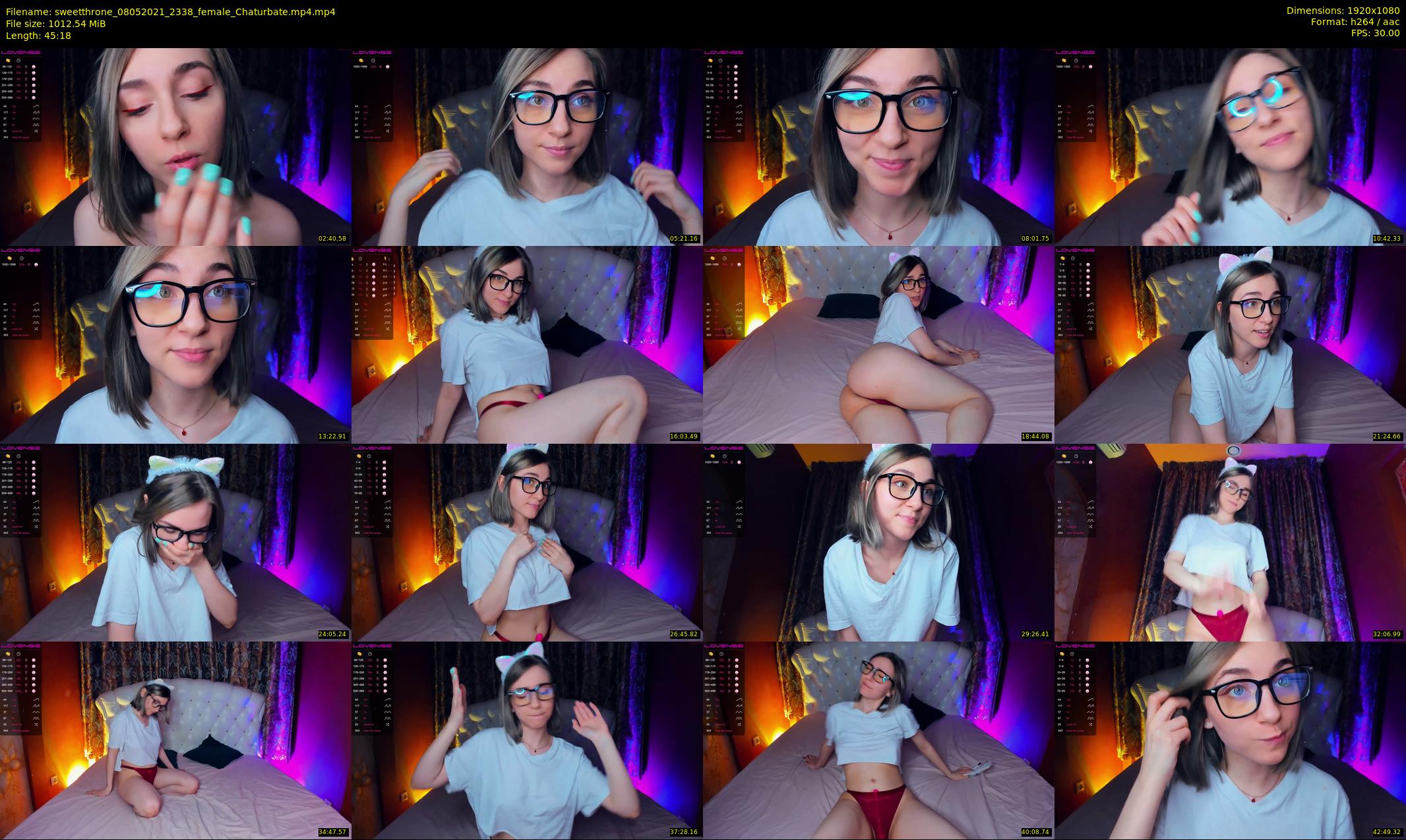 sweetthrone — 46 minute Chaturbate couple cam show recording, 1080p, May 8, 2021