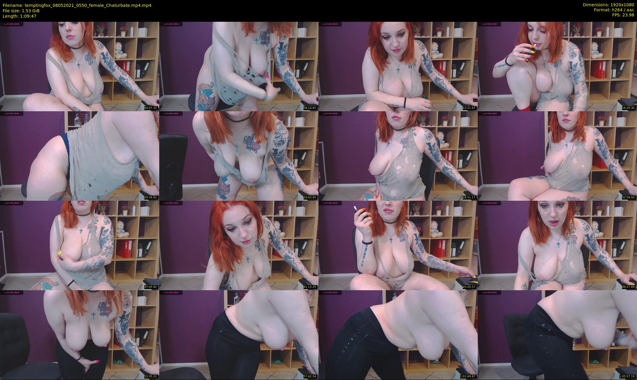 temptingfox — 70 minute Chaturbate female cam show recording, 1080p, May 8, 2021