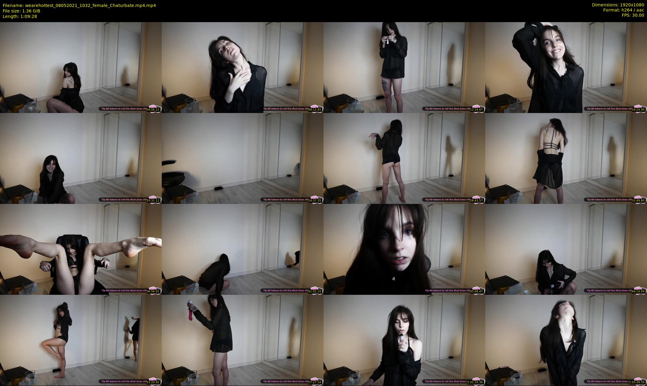 wearehottest — 70 minute Chaturbate couple cam show recording, 1080p, May 8, 2021