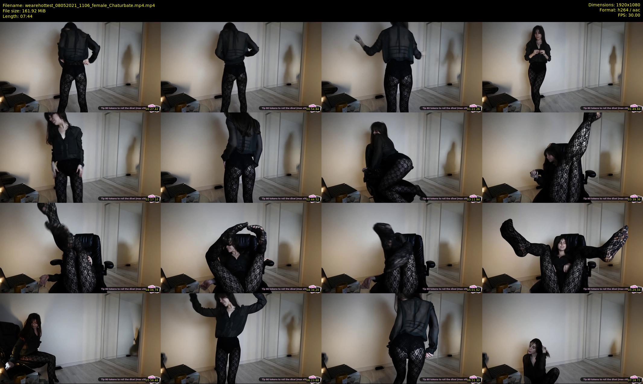wearehottest — 8 minute Chaturbate couple cam show recording, 1080p, May 8, 2021