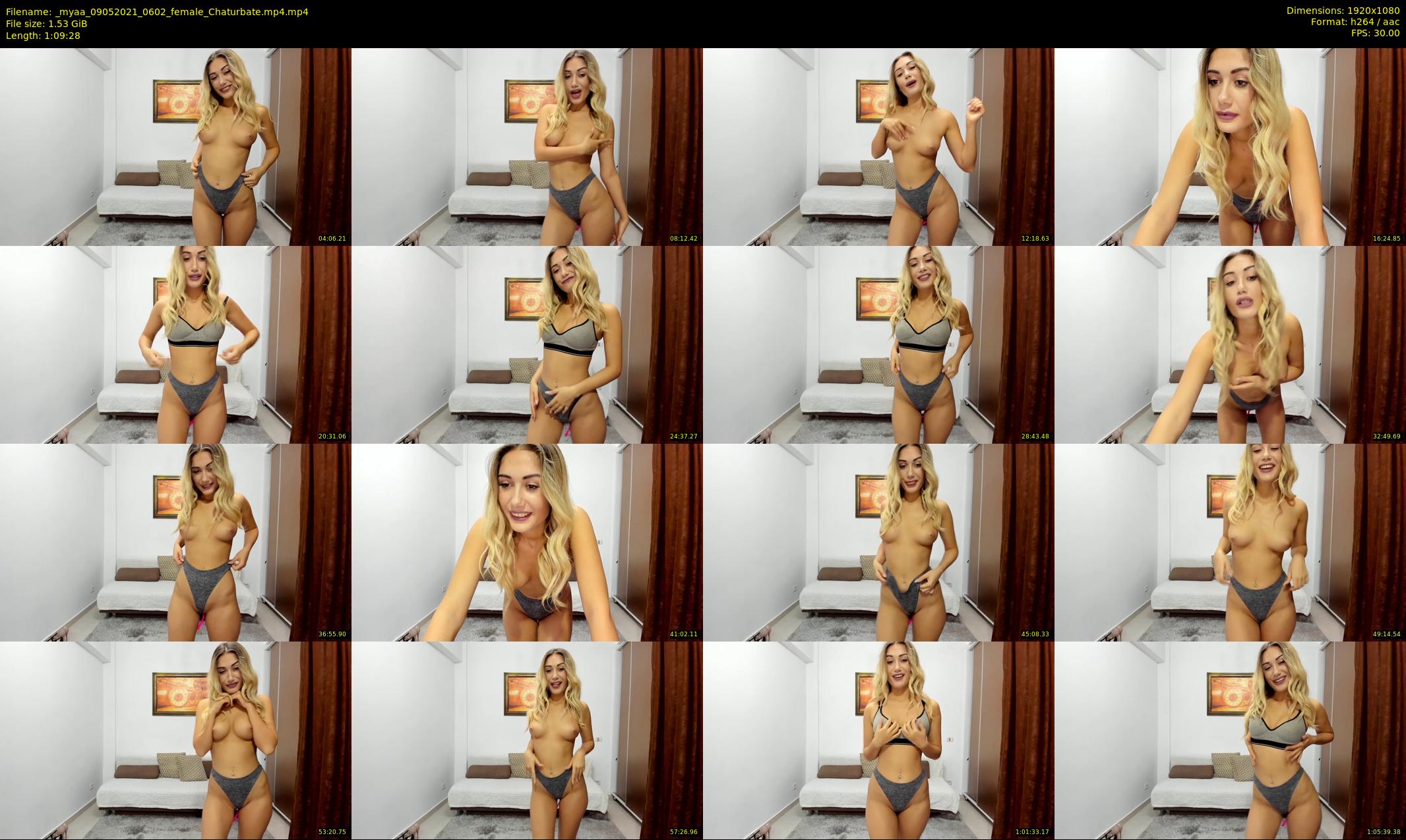 _myaa — 70 minute Chaturbate female cam show recording, 1080p, May 9, 2021