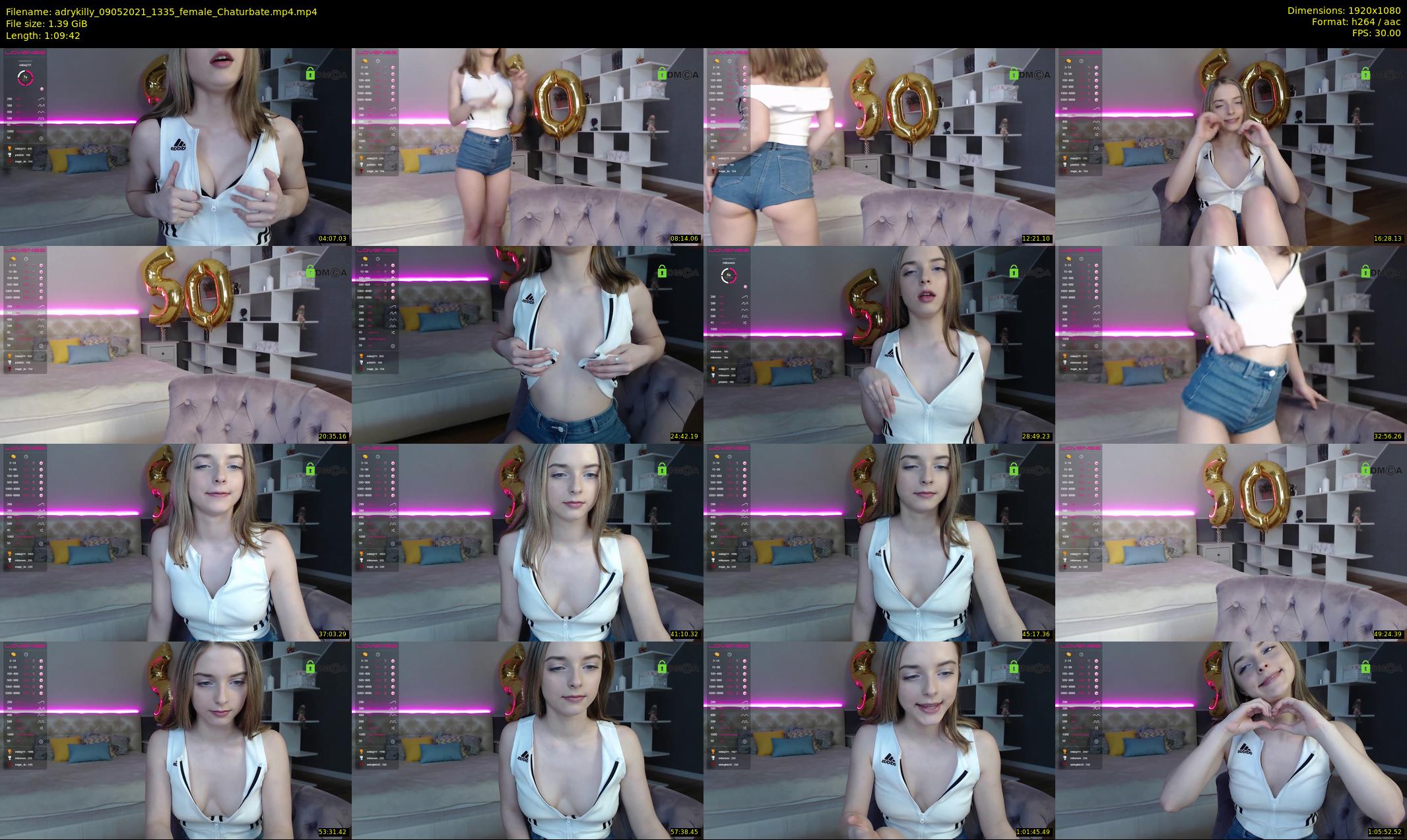 adrykilly — 70 minute Chaturbate female cam show recording, 1080p, May 9, 2021