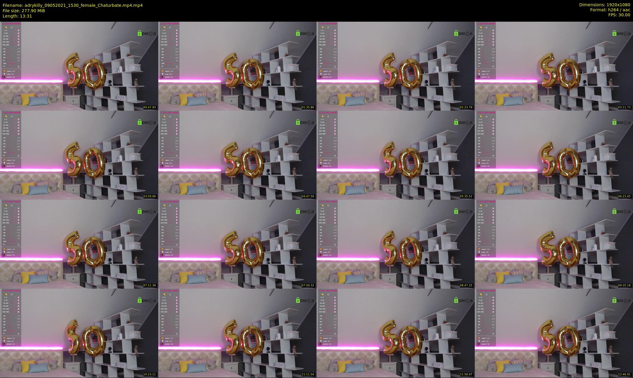 adrykilly — 14 minute Chaturbate female cam show recording, 1080p, May 9, 2021