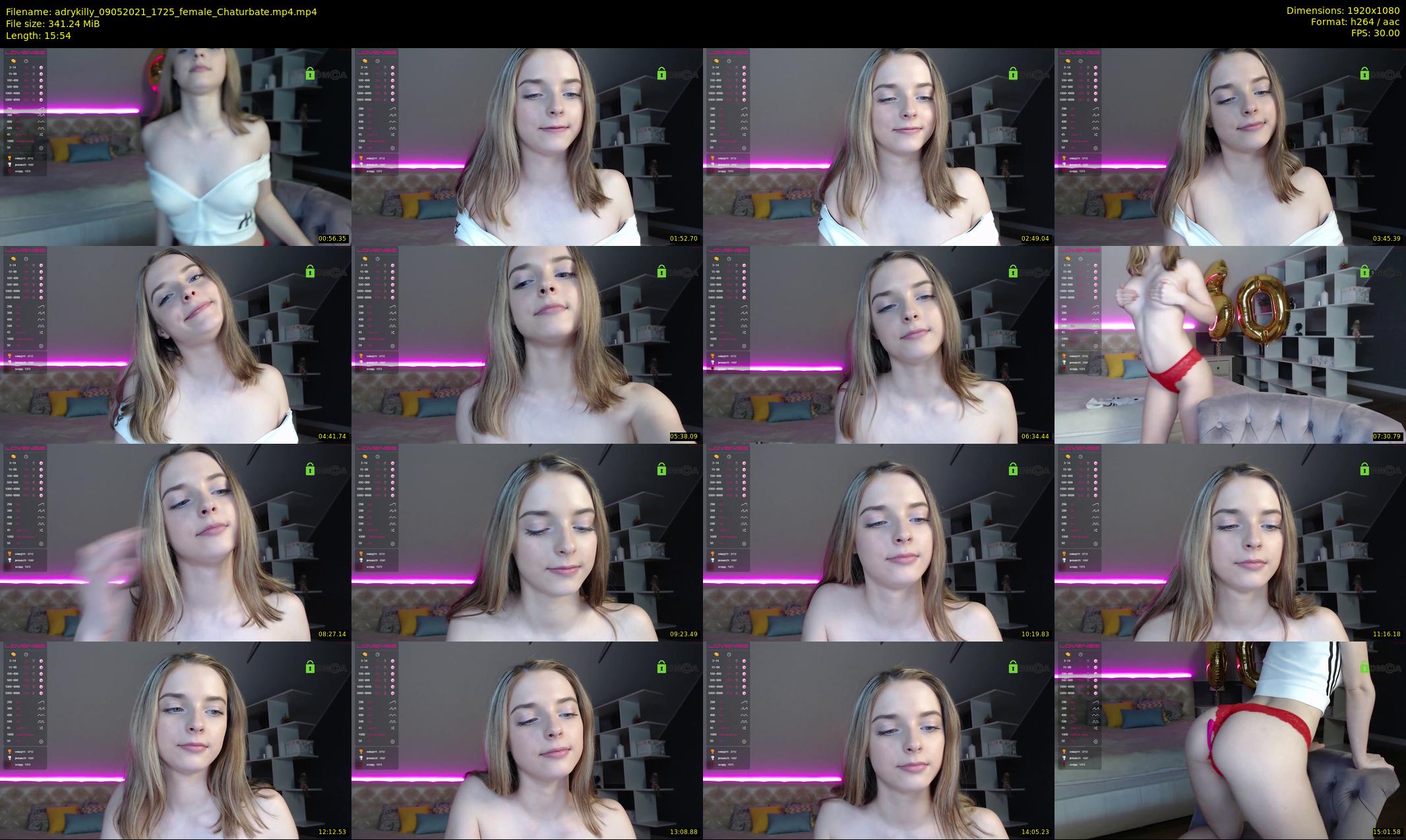 adrykilly — 16 minute Chaturbate female cam show recording, 1080p, May 9, 2021
