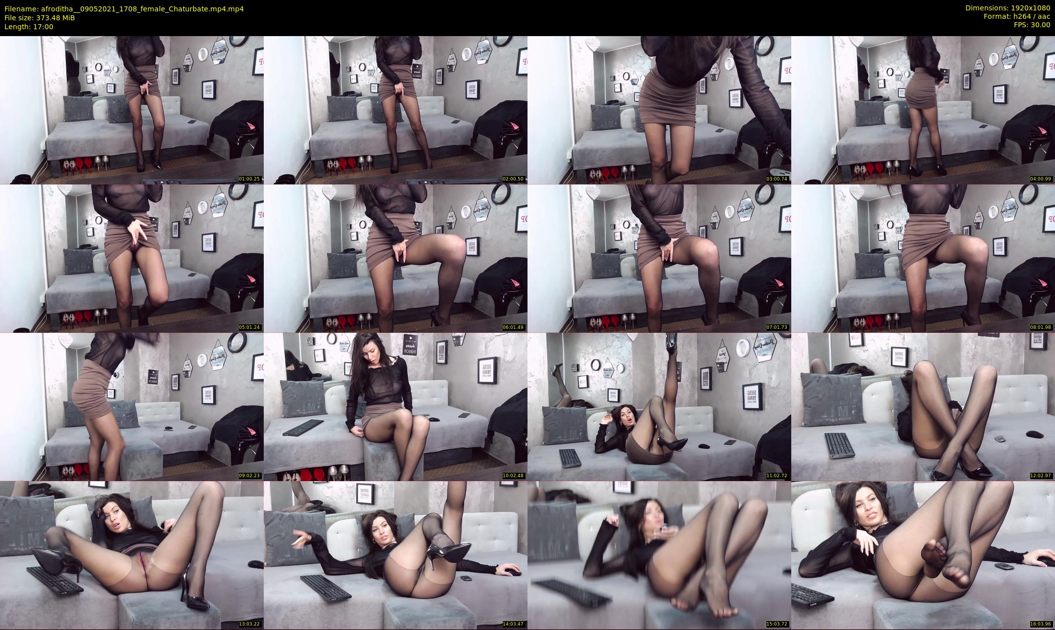 afroditha_ — 17 minute Chaturbate female cam show recording, 1080p, May 9, 2021