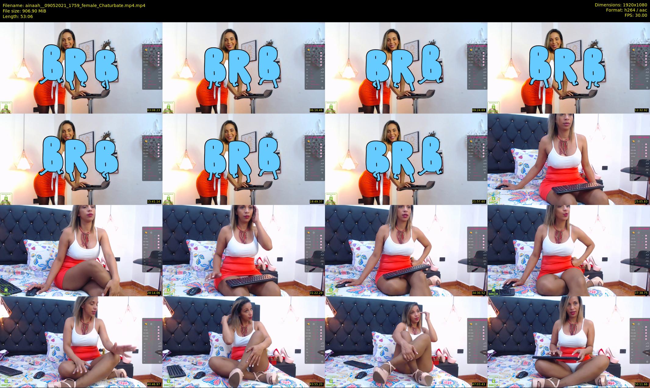 ainaah_ — 54 minute Chaturbate female cam show recording, 1080p, May 9, 2021