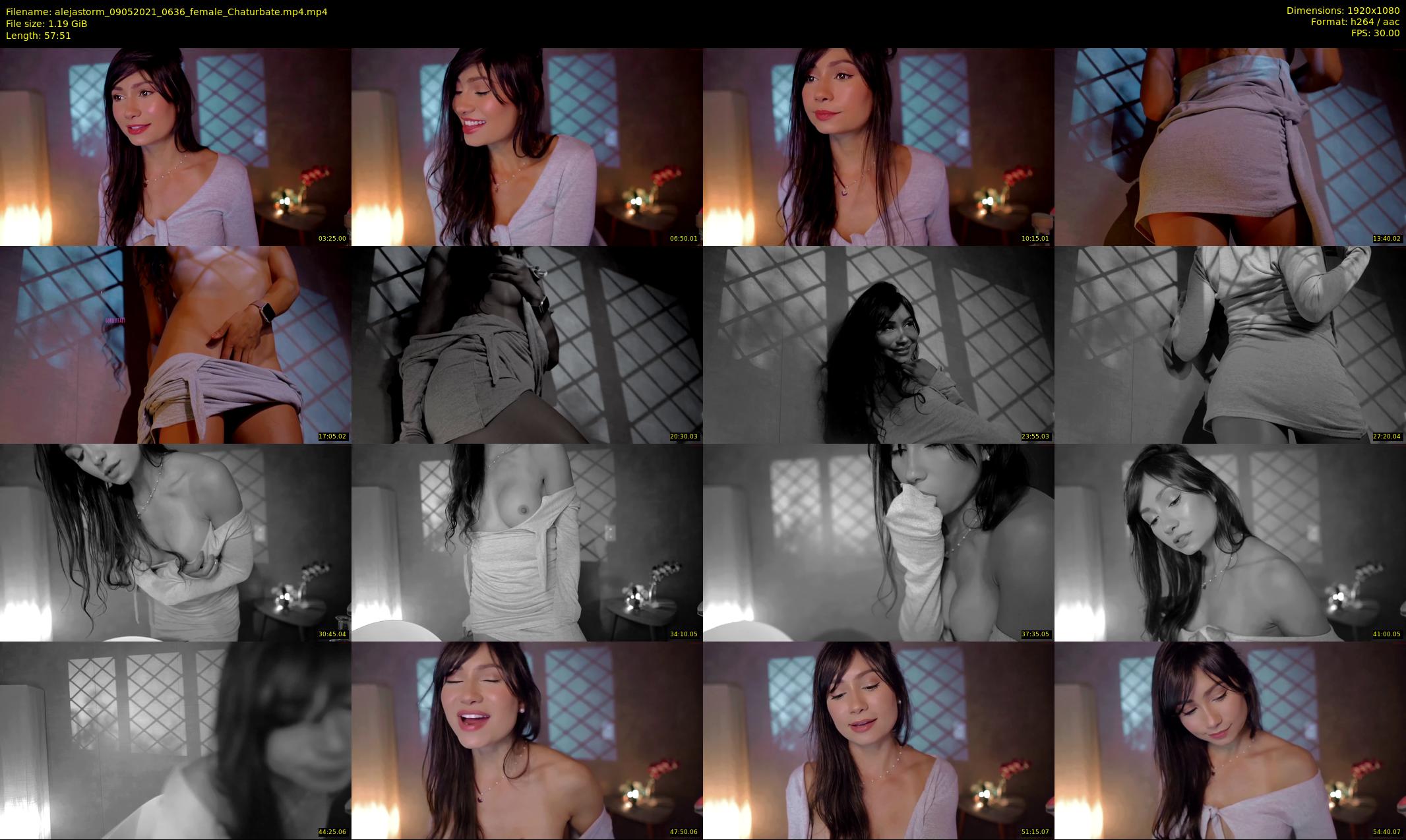 alejastorm — 58 minute Chaturbate female cam show recording, 1080p, May 9, 2021