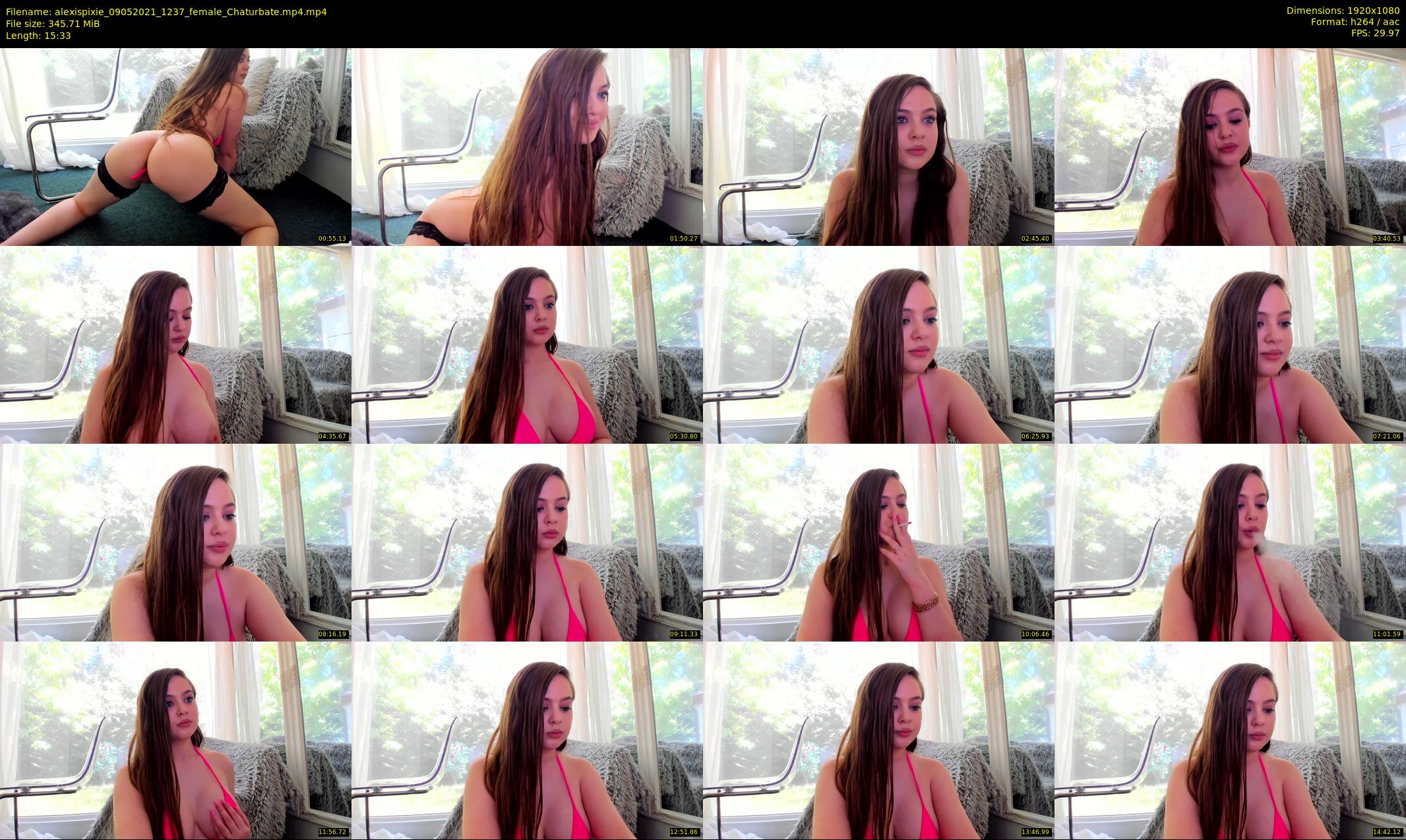 alexispixie — 16 minute Chaturbate female cam show recording, 1080p, May 9, 2021