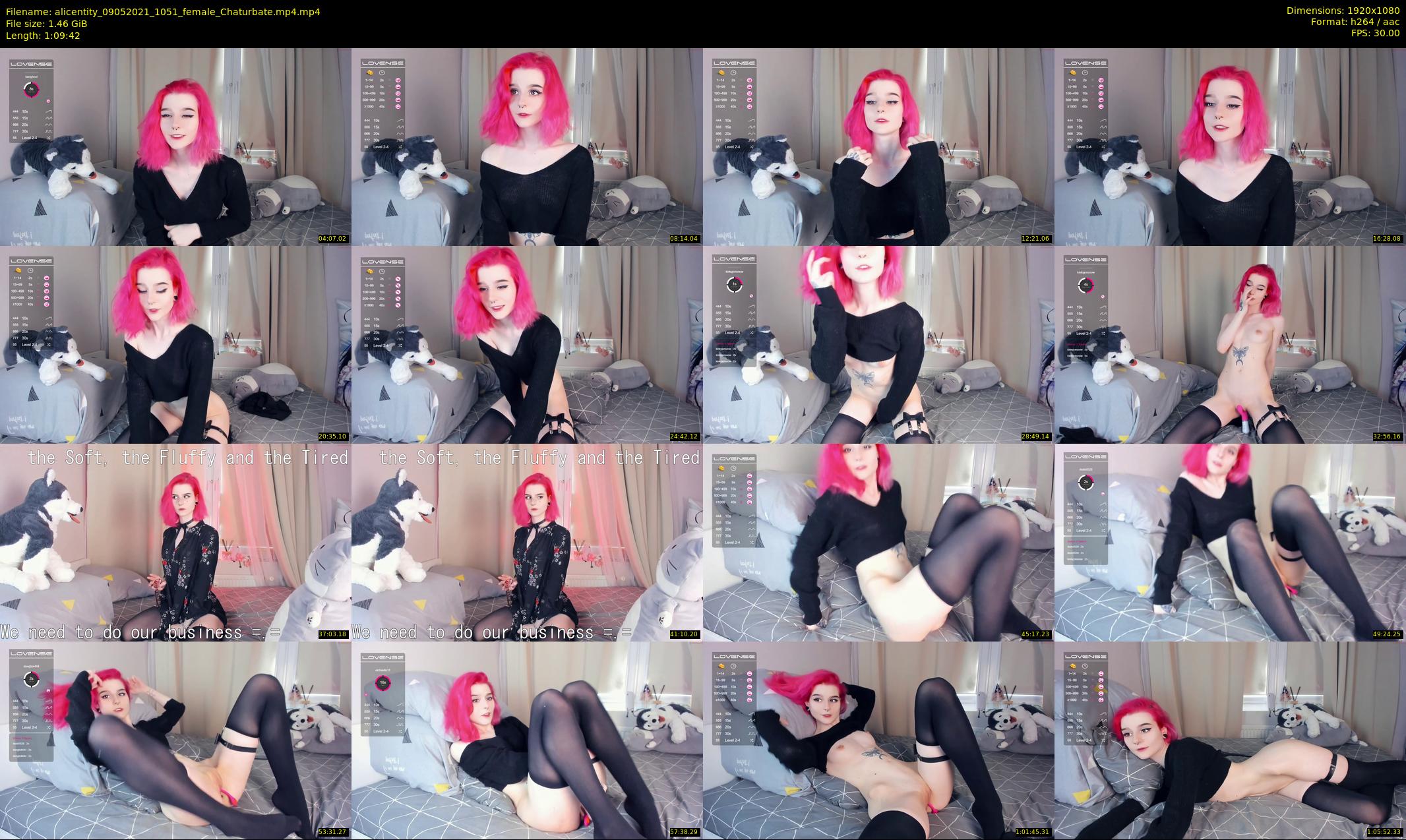 alicentity — 70 minute Chaturbate female cam show recording, 1080p, May 9, 2021