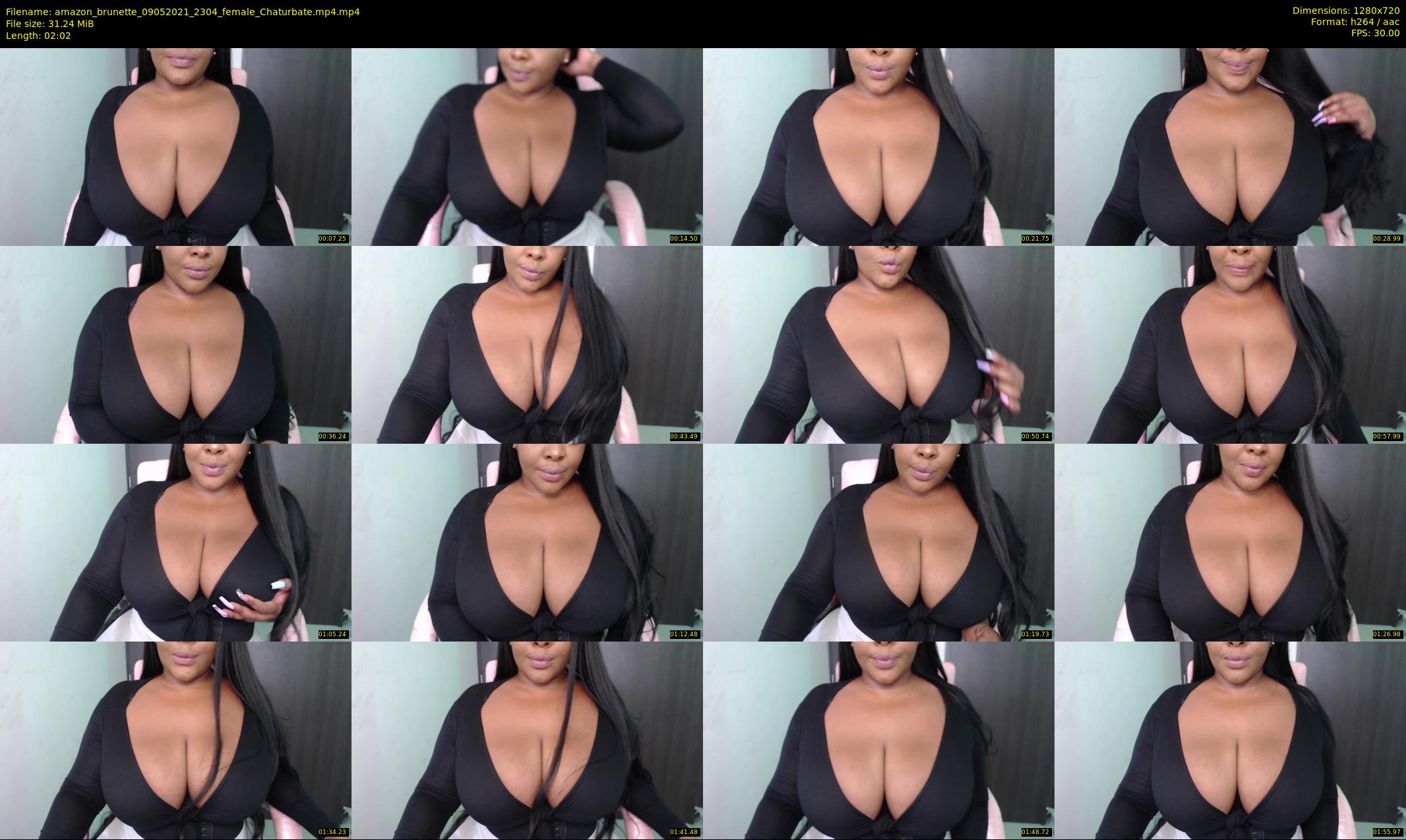 amazon_brunette — 3 minute Chaturbate female cam show recording, 720p, May 9, 2021