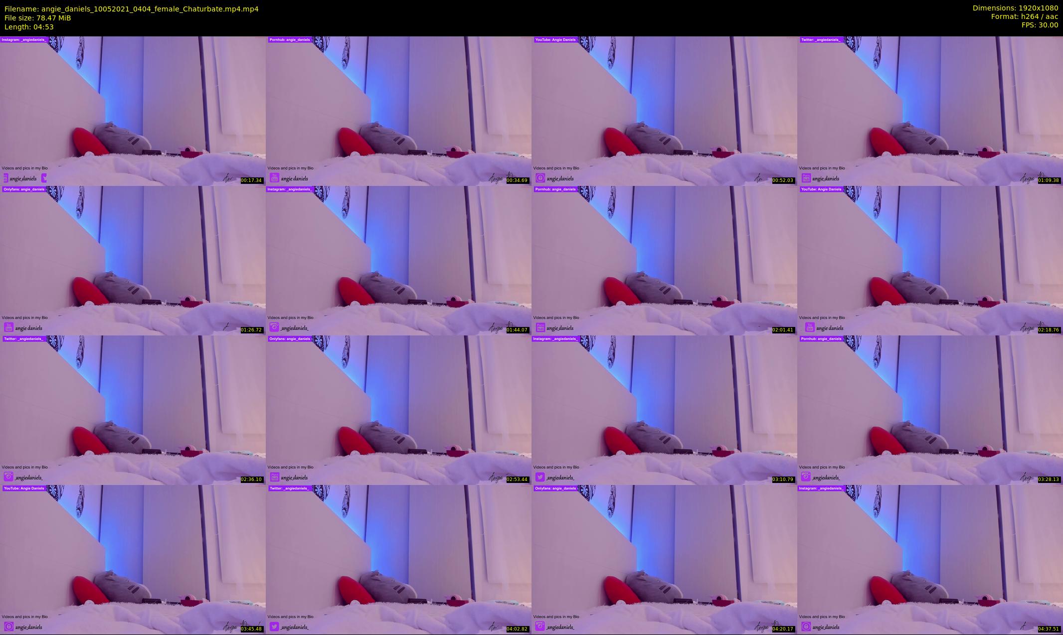 angie_daniels — 5 minute Chaturbate female cam show recording, 1080p, May 10, 2021