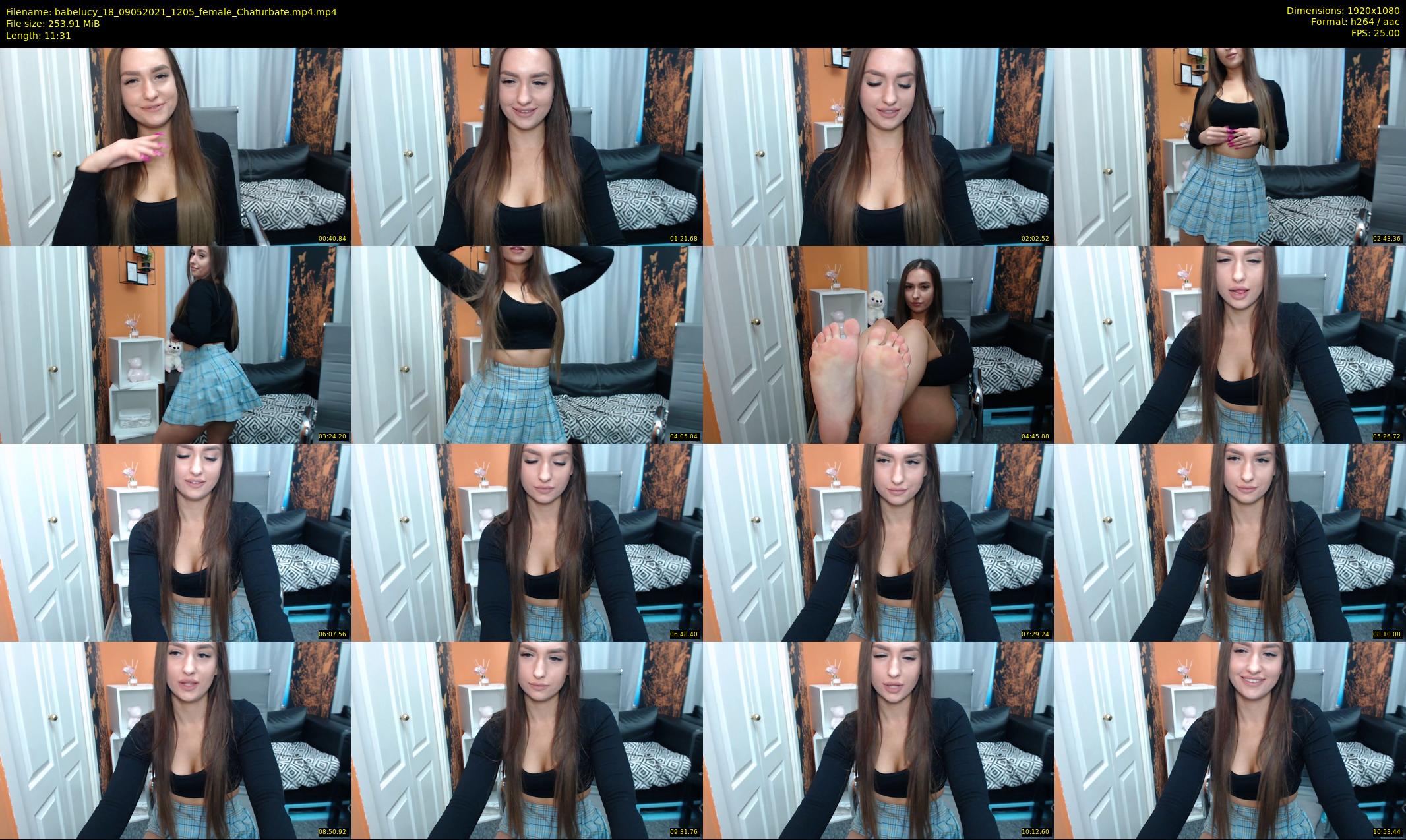 babelucy_18 — 12 minute Chaturbate female cam show recording, 1080p, May 9, 2021