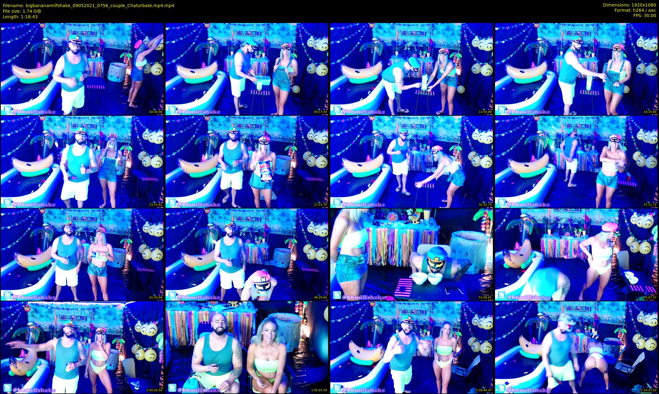 bigbananamilfshake — 79 minute Chaturbate couple cam show recording, 1080p, May 9, 2021