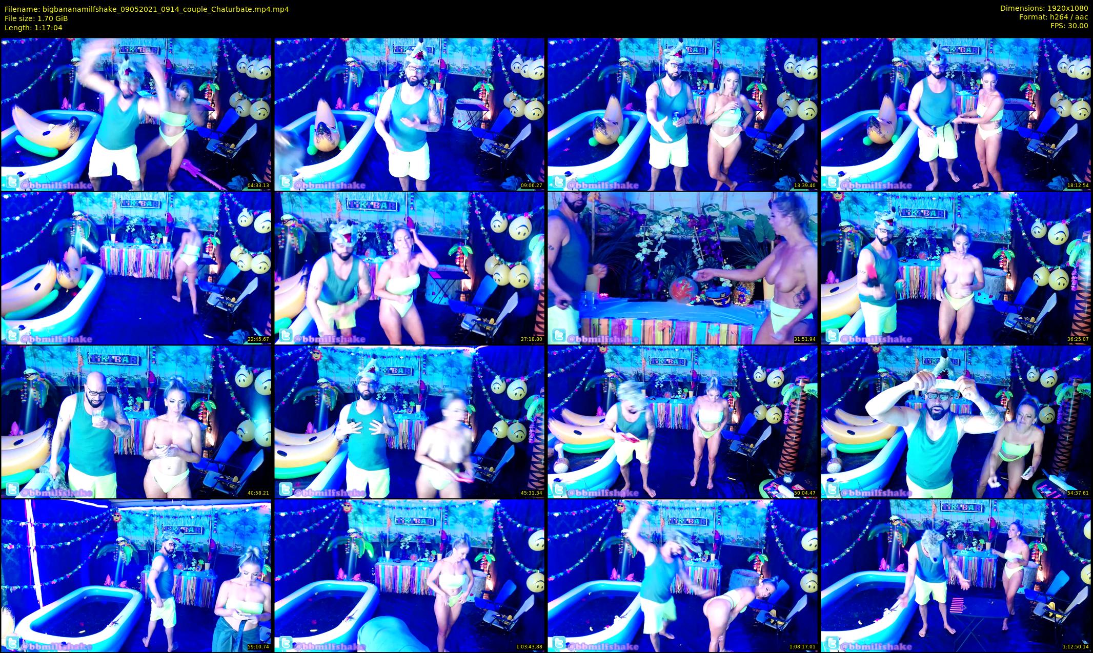 bigbananamilfshake — 78 minute Chaturbate couple cam show recording, 1080p, May 9, 2021