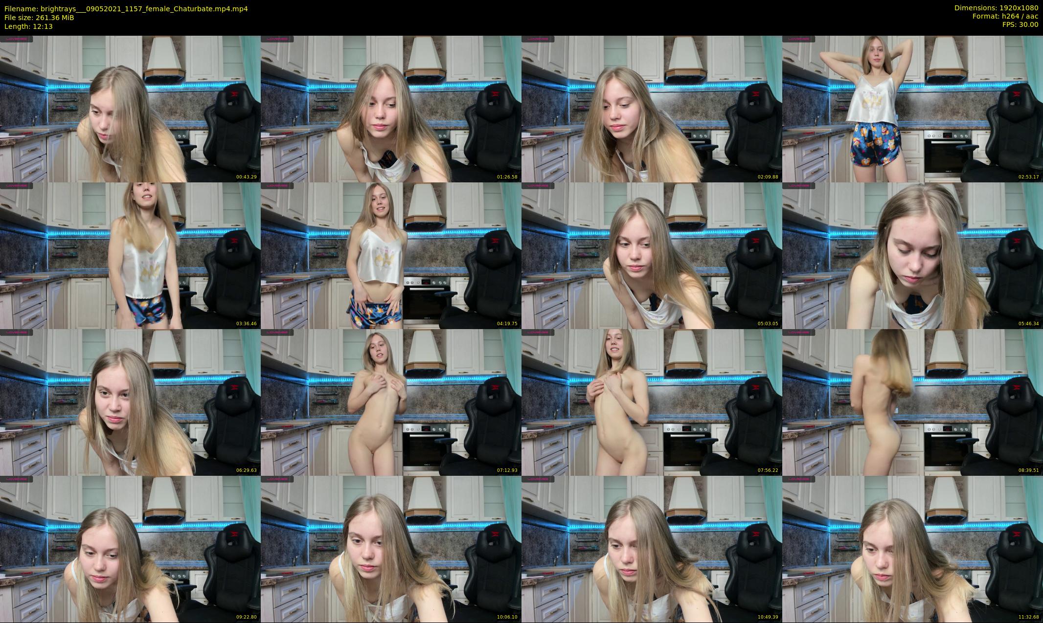 brightrays__ — 13 minute Chaturbate female cam show recording, 1080p, May 9, 2021