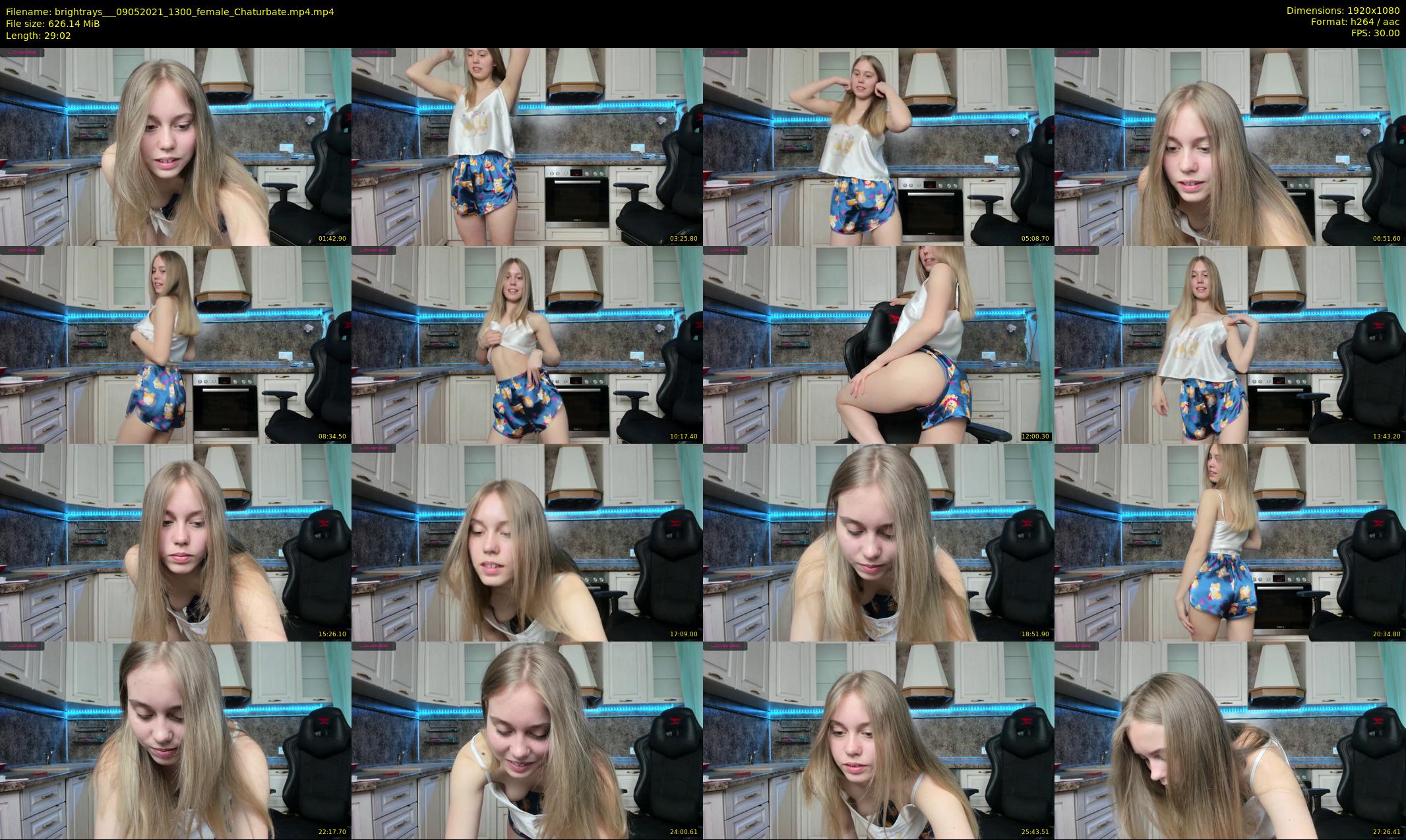 brightrays__ — 30 minute Chaturbate female cam show recording, 1080p, May 9, 2021