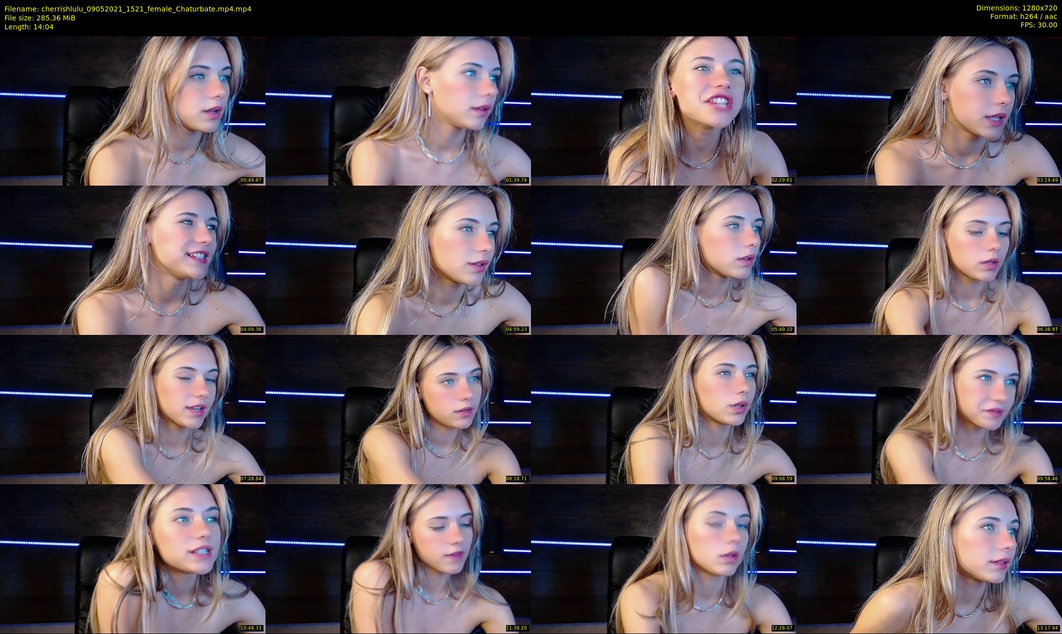 cherrishlulu — 15 minute Chaturbate female cam show recording, 720p, May 9, 2021