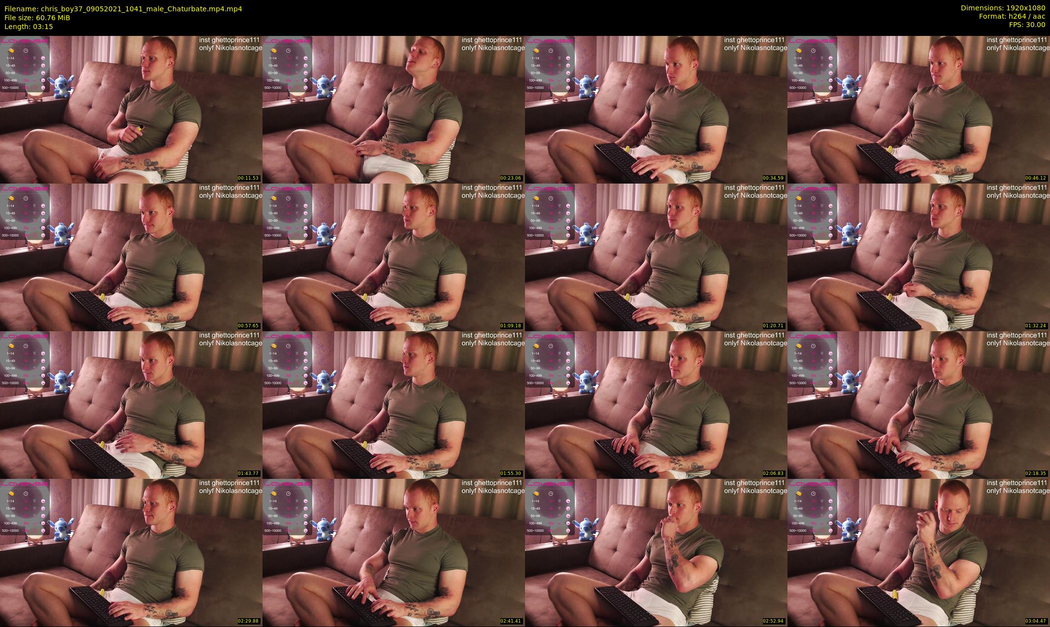 chris_boy37 — 4 minute Chaturbate male cam show recording, 1080p, May 9, 2021
