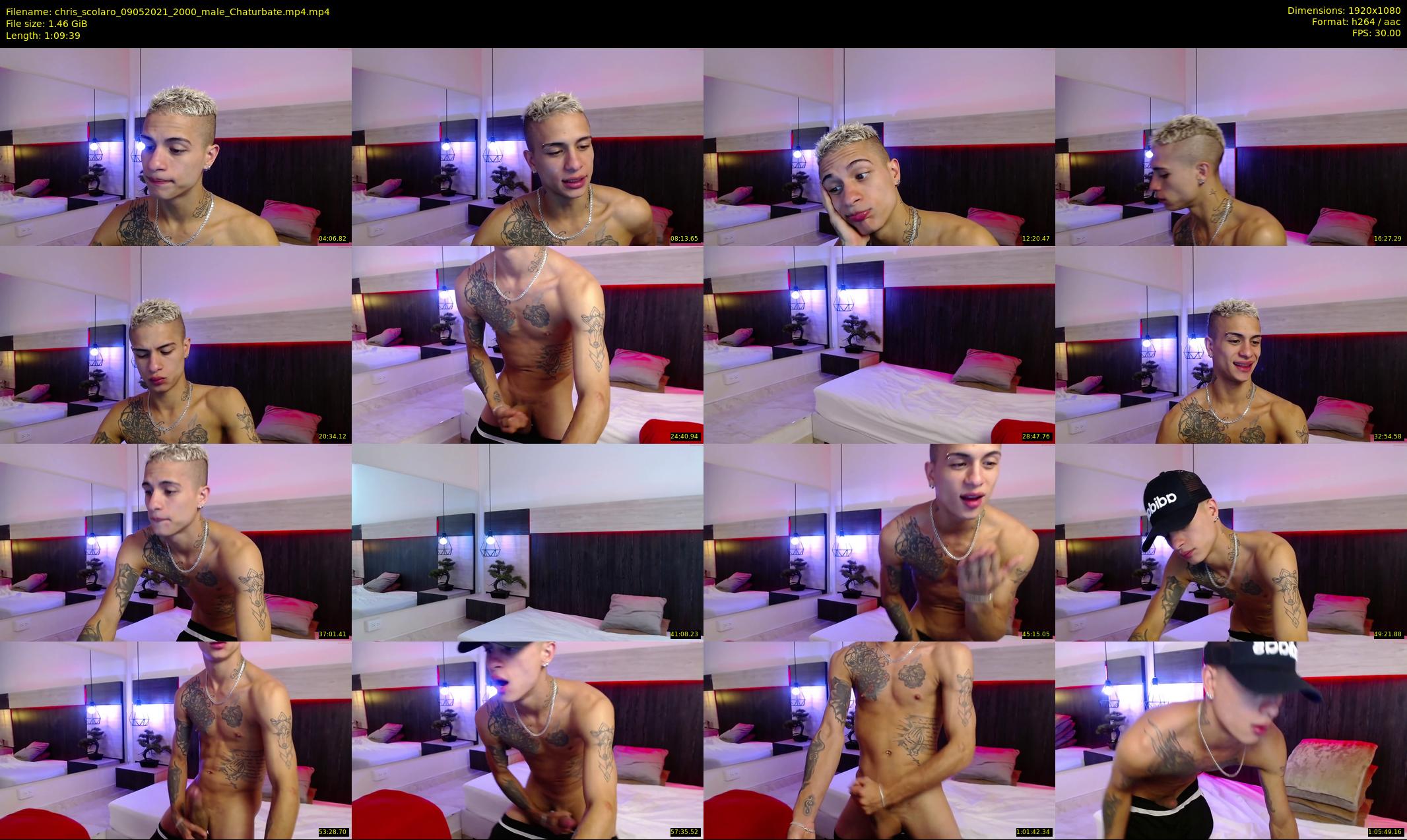 chris_scolaro — 70 minute Chaturbate male cam show recording, 1080p, May 9, 2021
