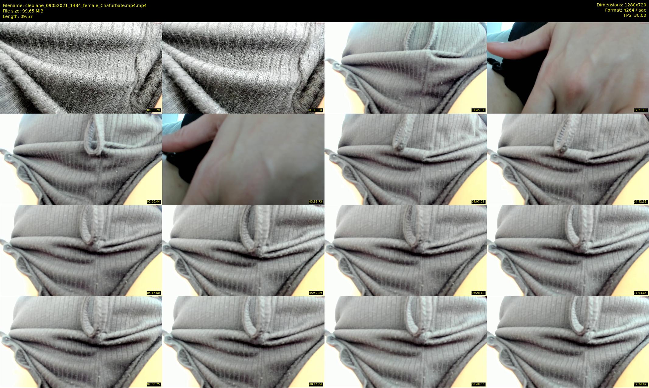 cleolane — 10 minute Chaturbate female cam show recording, 720p, May 9, 2021
