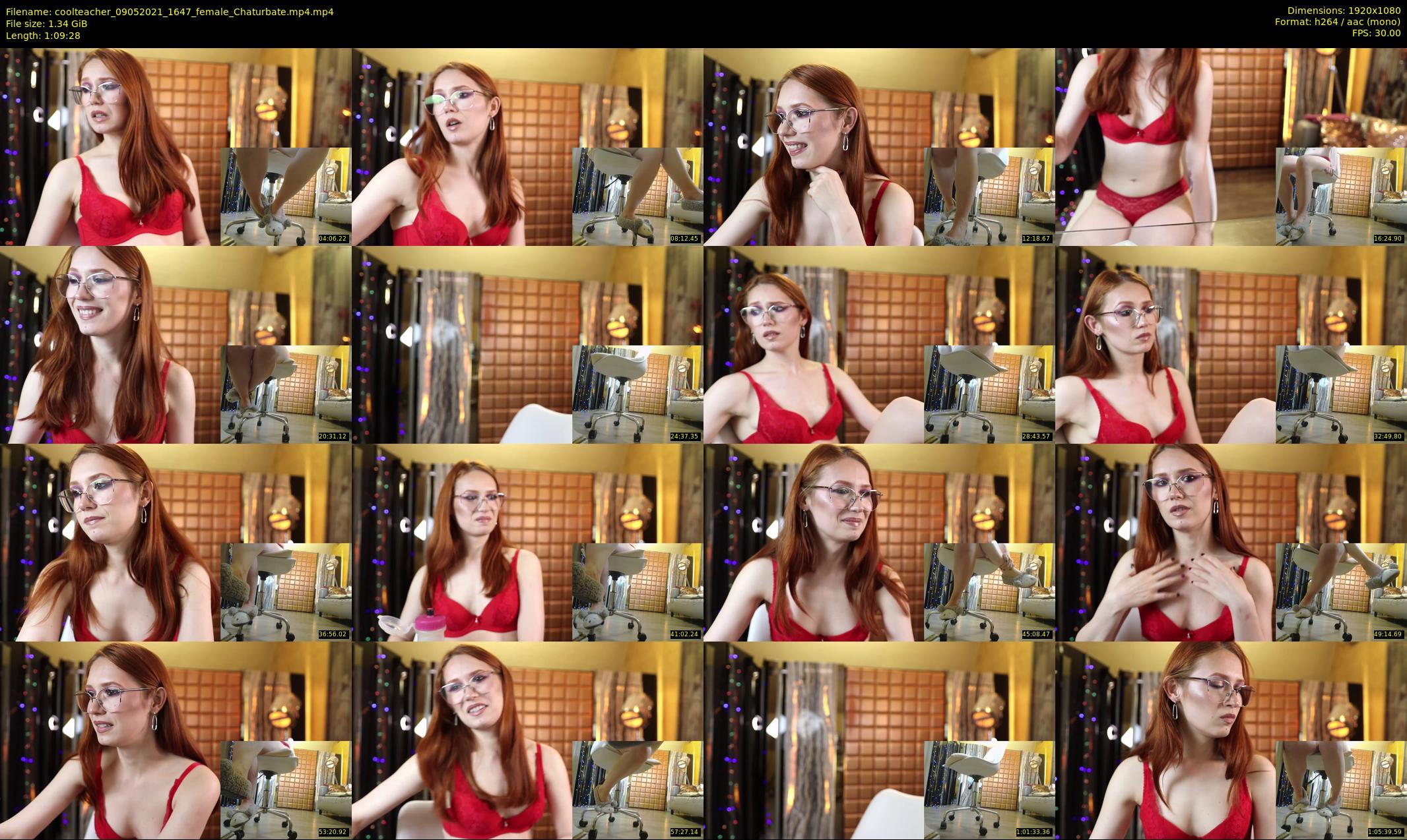 coolteacher — 70 minute Chaturbate female cam show recording, 1080p, May 9, 2021