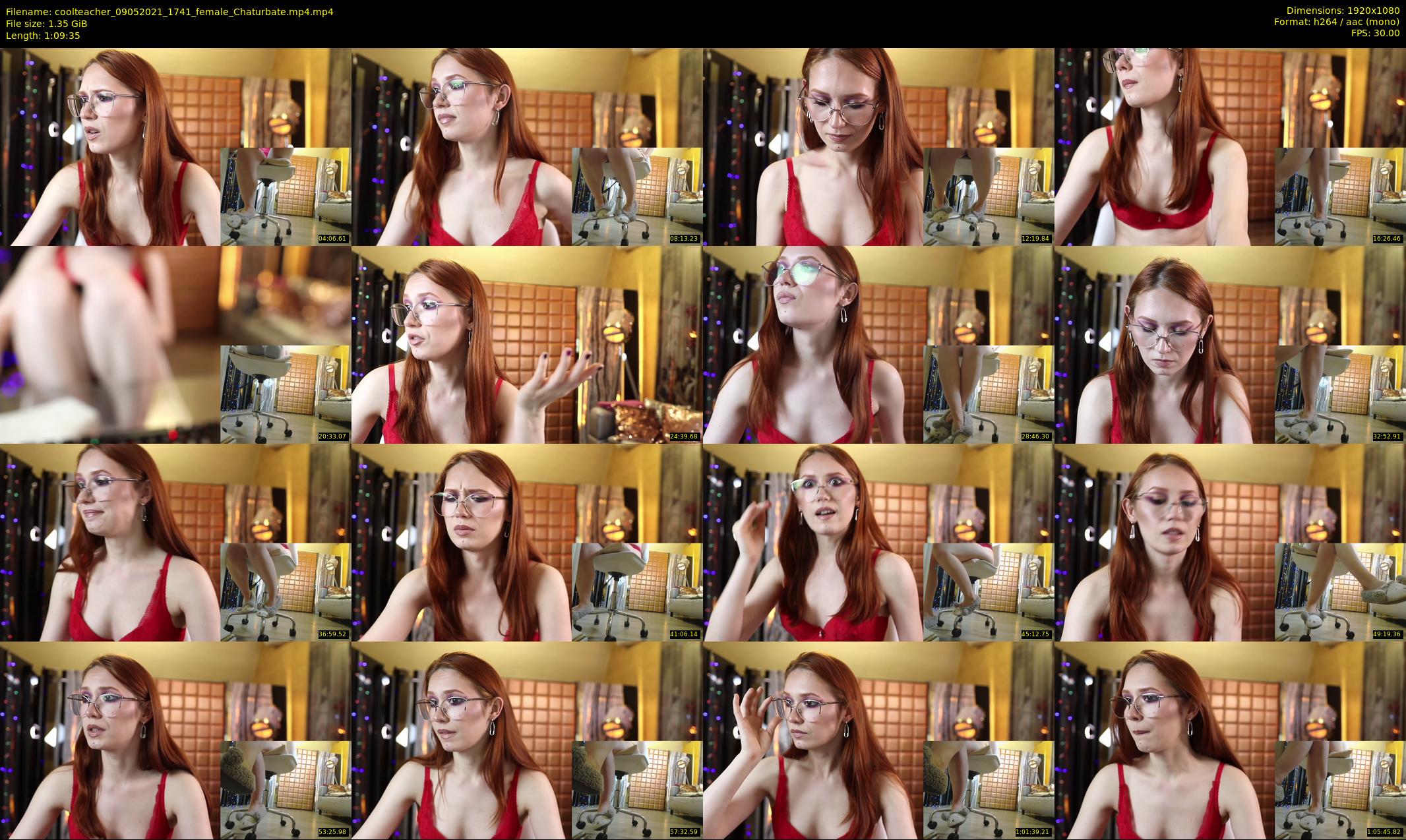 coolteacher — 70 minute Chaturbate female cam show recording, 1080p, May 9, 2021